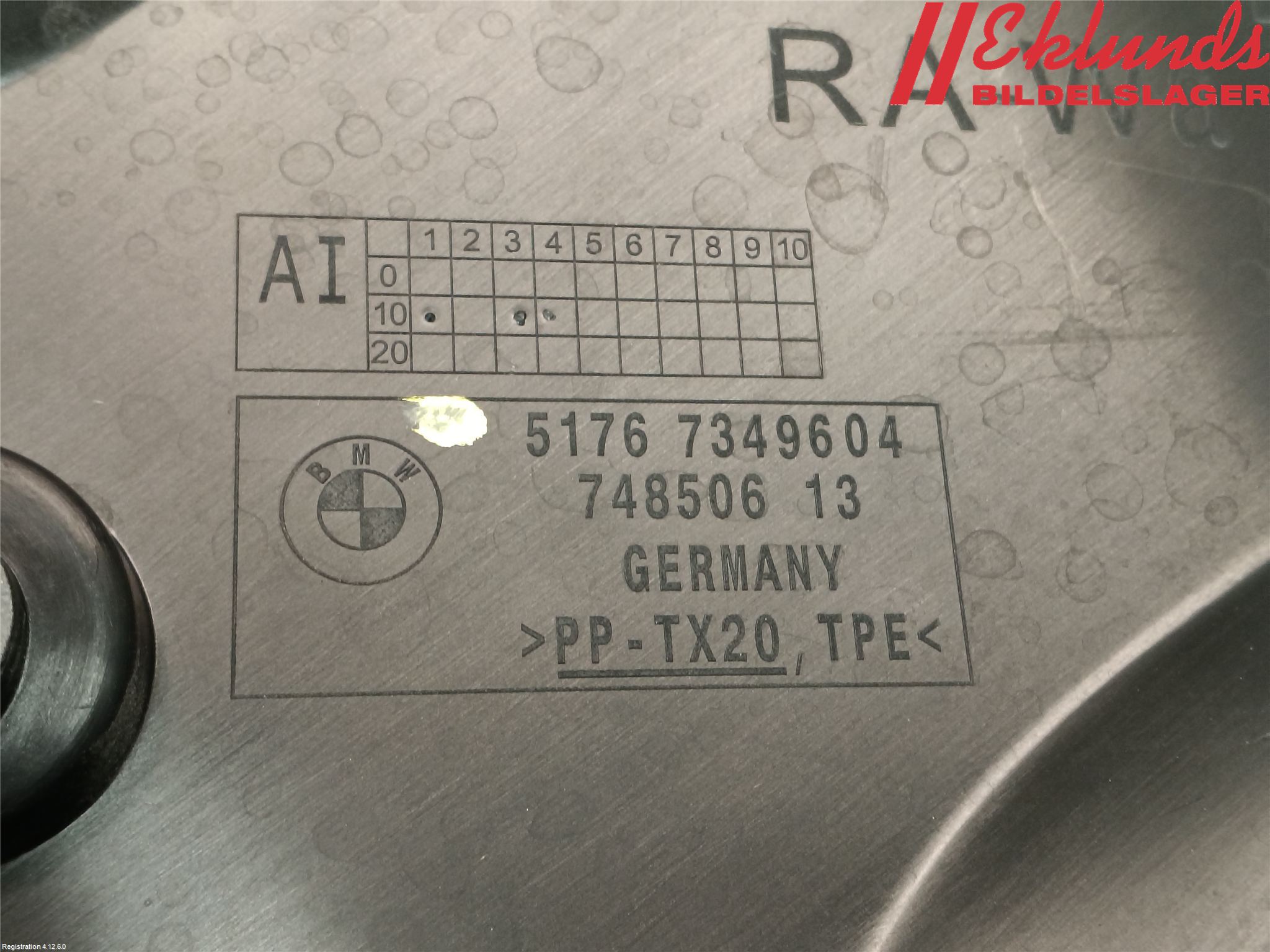 BMW 5 G30/G31/F90 17-23 Täckplast Front