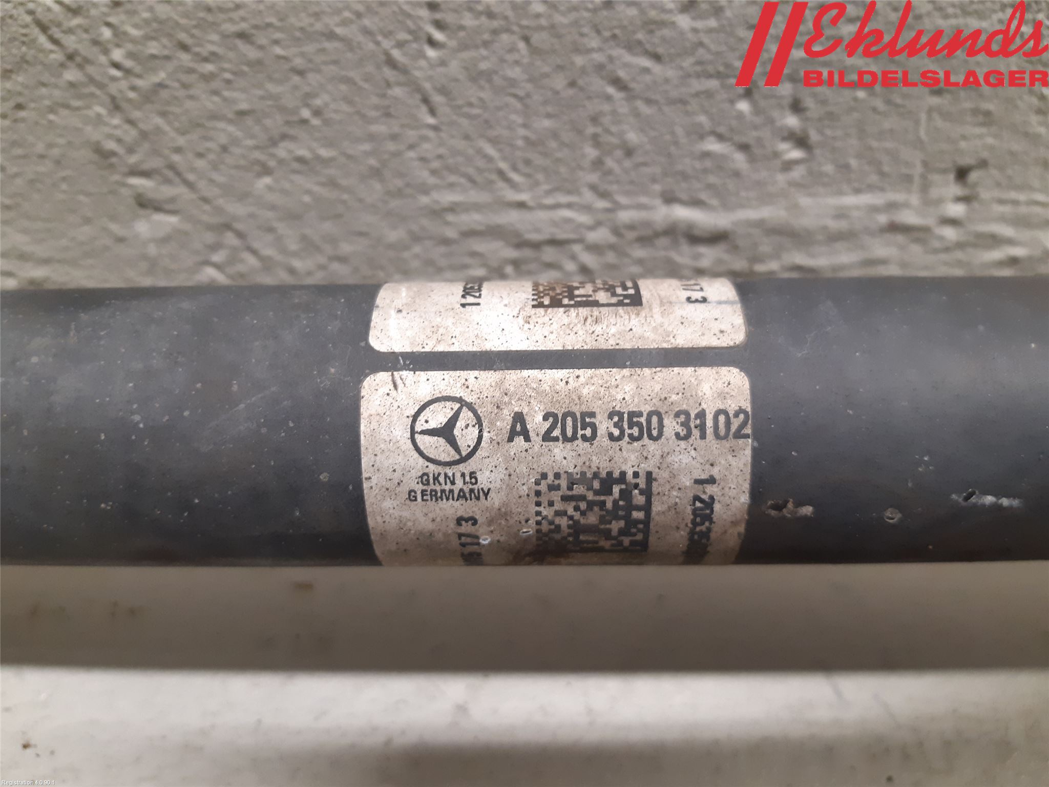 Mercedes-Benz MB C-KLASS (W205) 14-21 Drivaxel Bak Vänster
