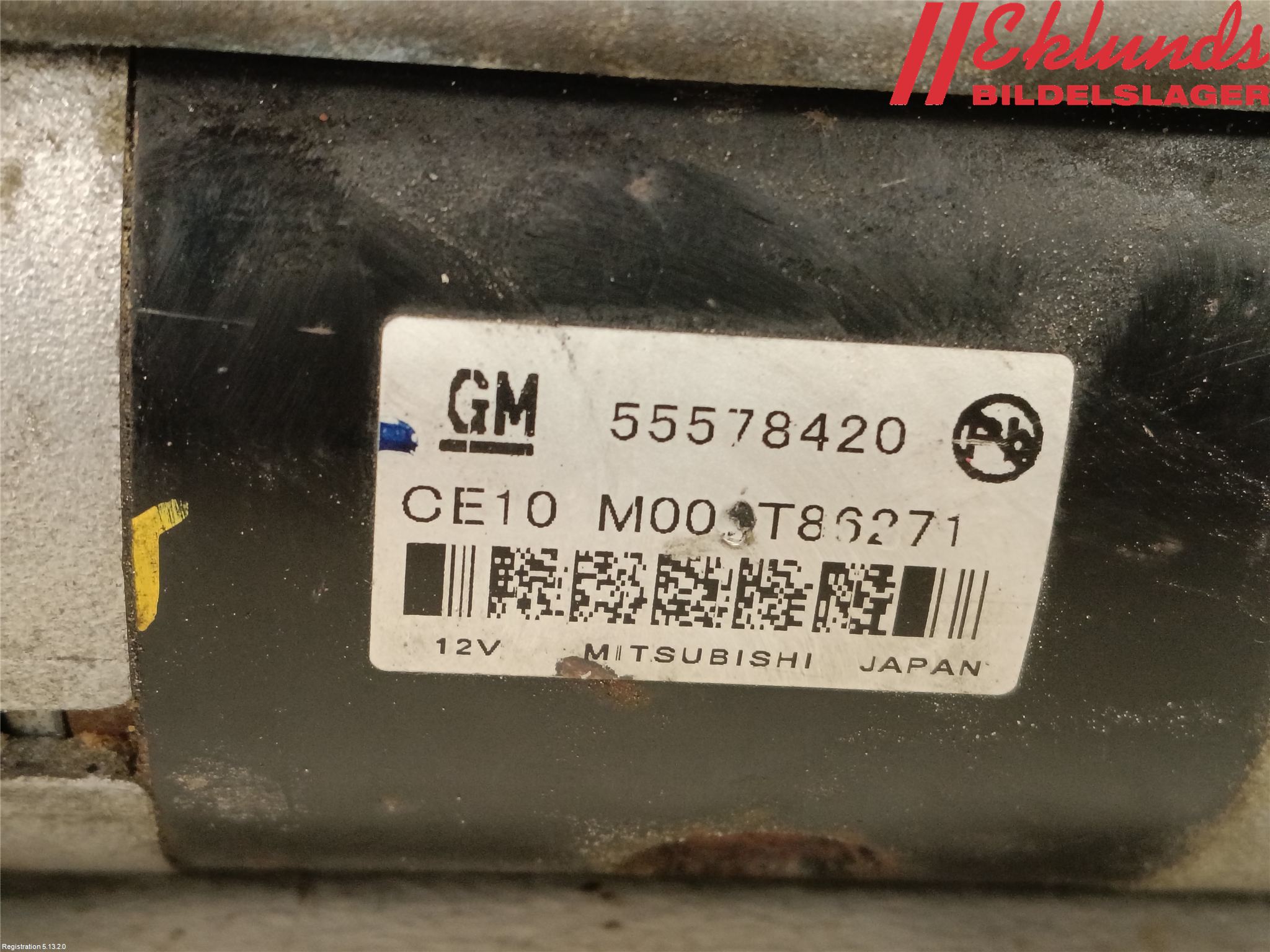 Opel ASTRA J 10-15 Startmotor Diesel