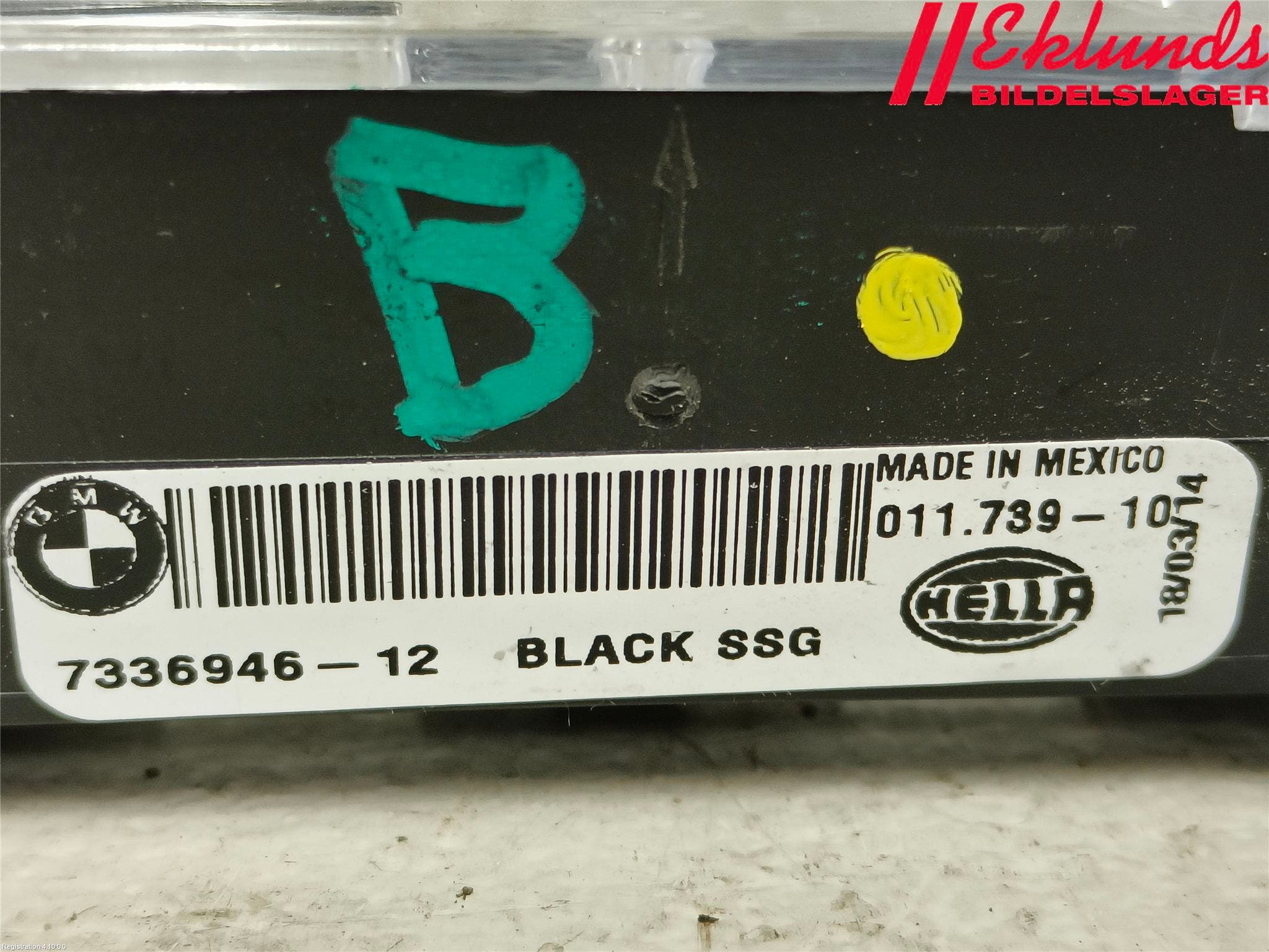 BMW X4 F26 14-18 Bromsljus Bakruta