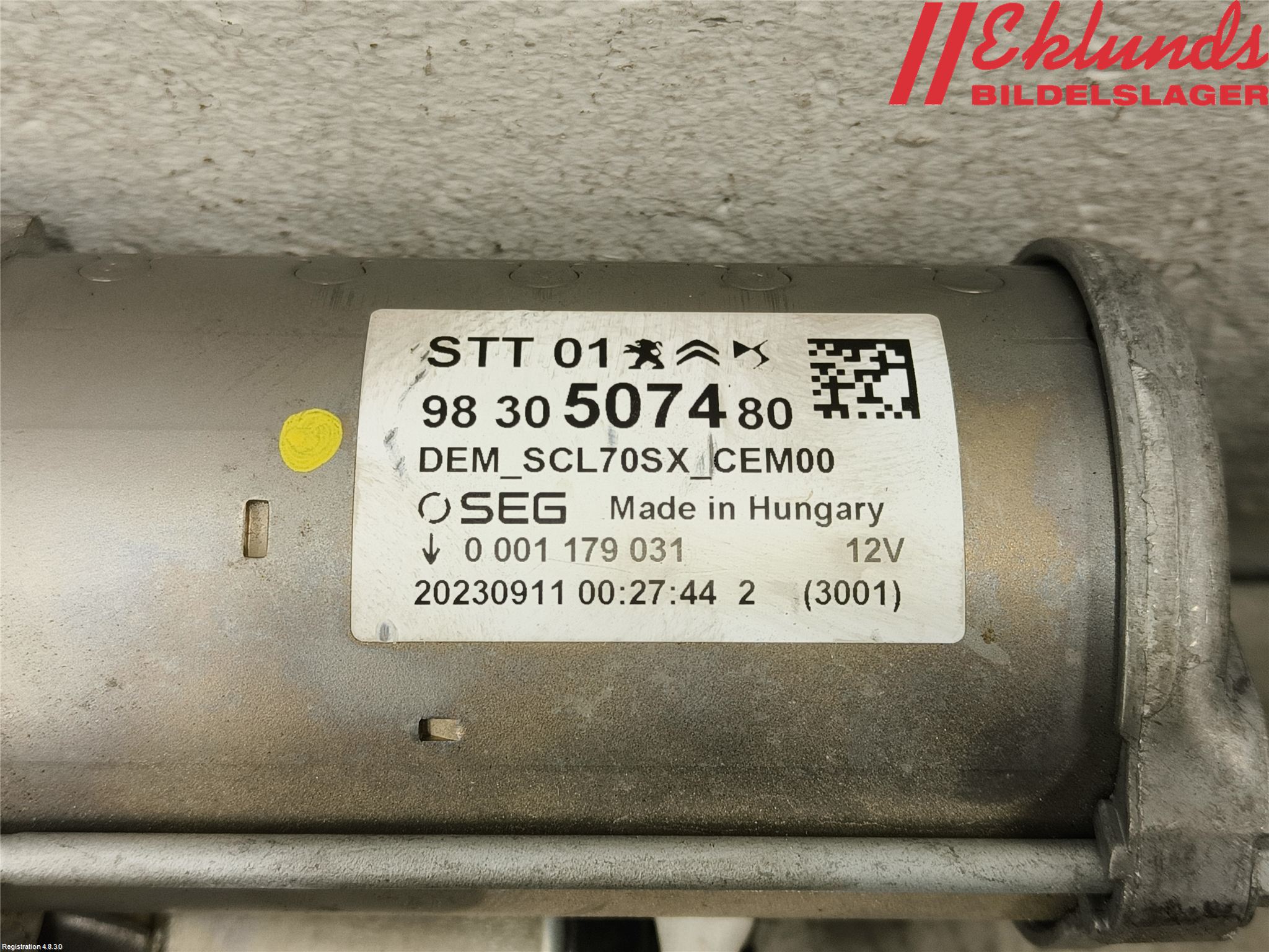 Peugeot 3008 17-24 Startmotor