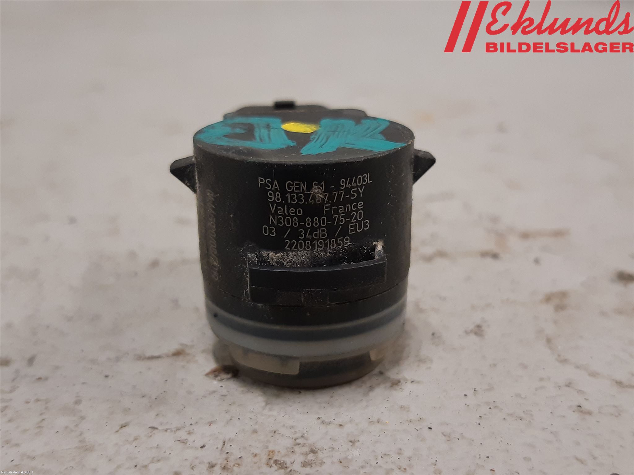 Peugeot 508 19- Parkeringshjälp Backsensor