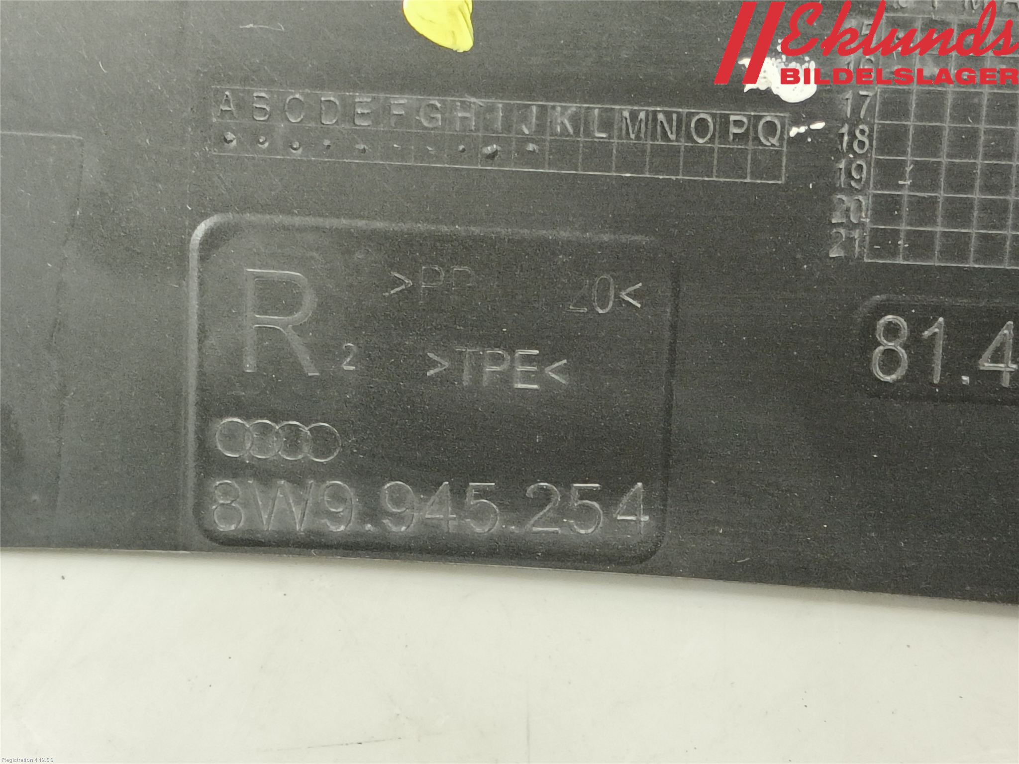 Audi A4/S4 B9 16-19 List Bak-Baklucka