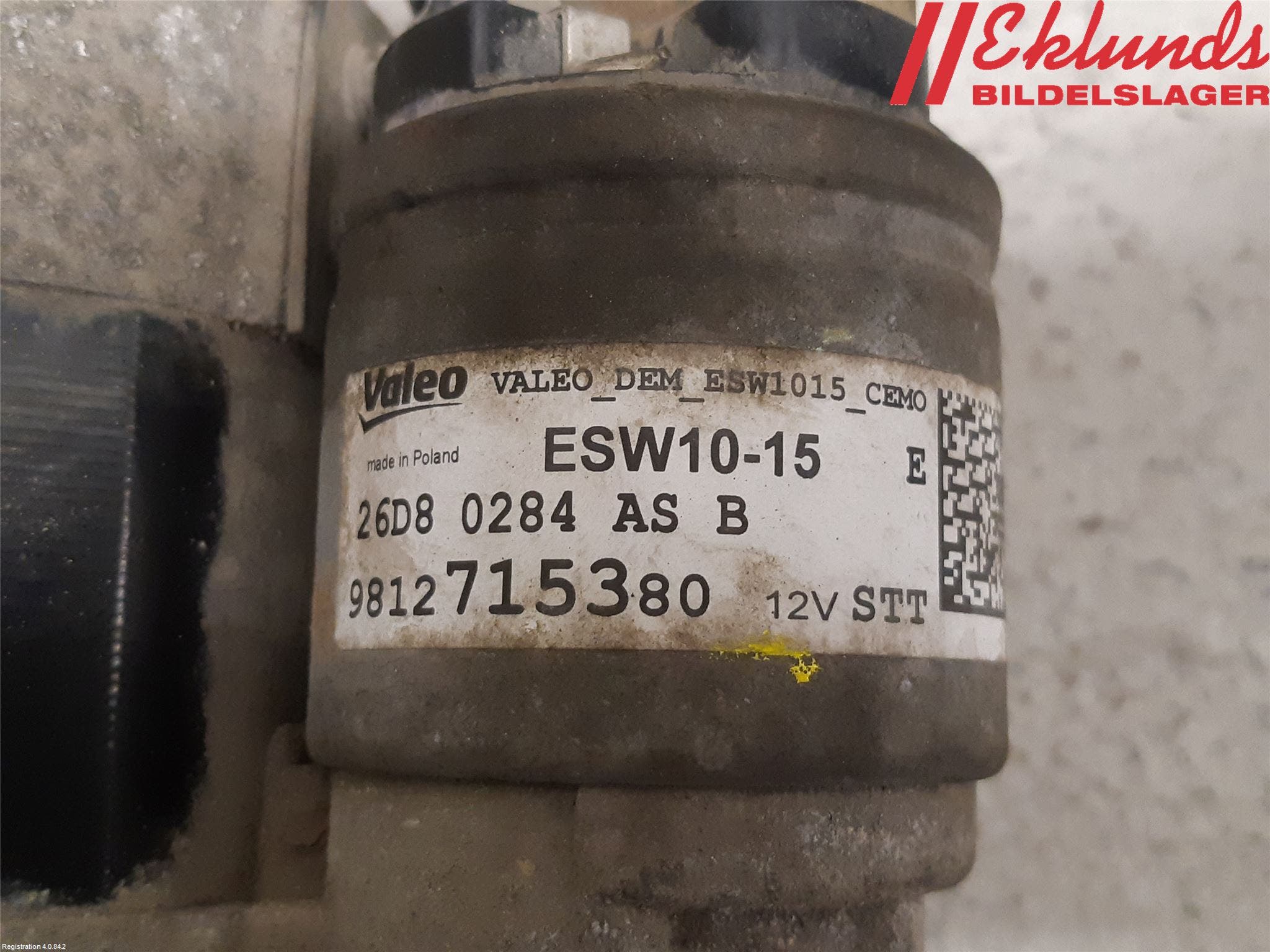 Peugeot PEUGOT 208 16-19 Startmotor