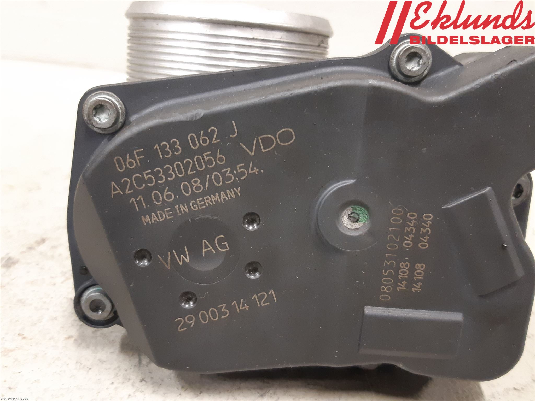 Audi A4/S4 08-11 Injspjällhus