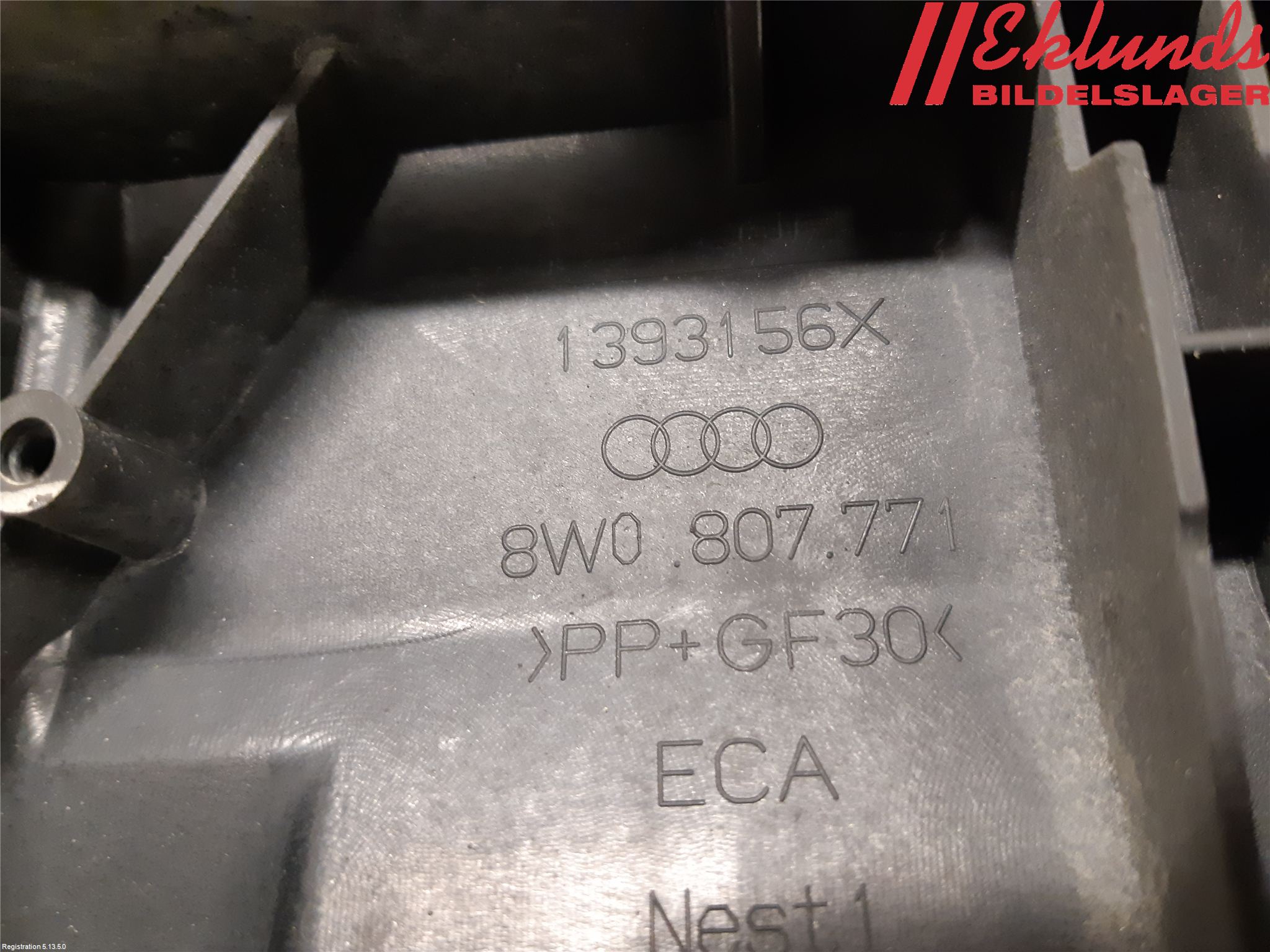 Audi A4/S4 B9 16-19 Frontplåt