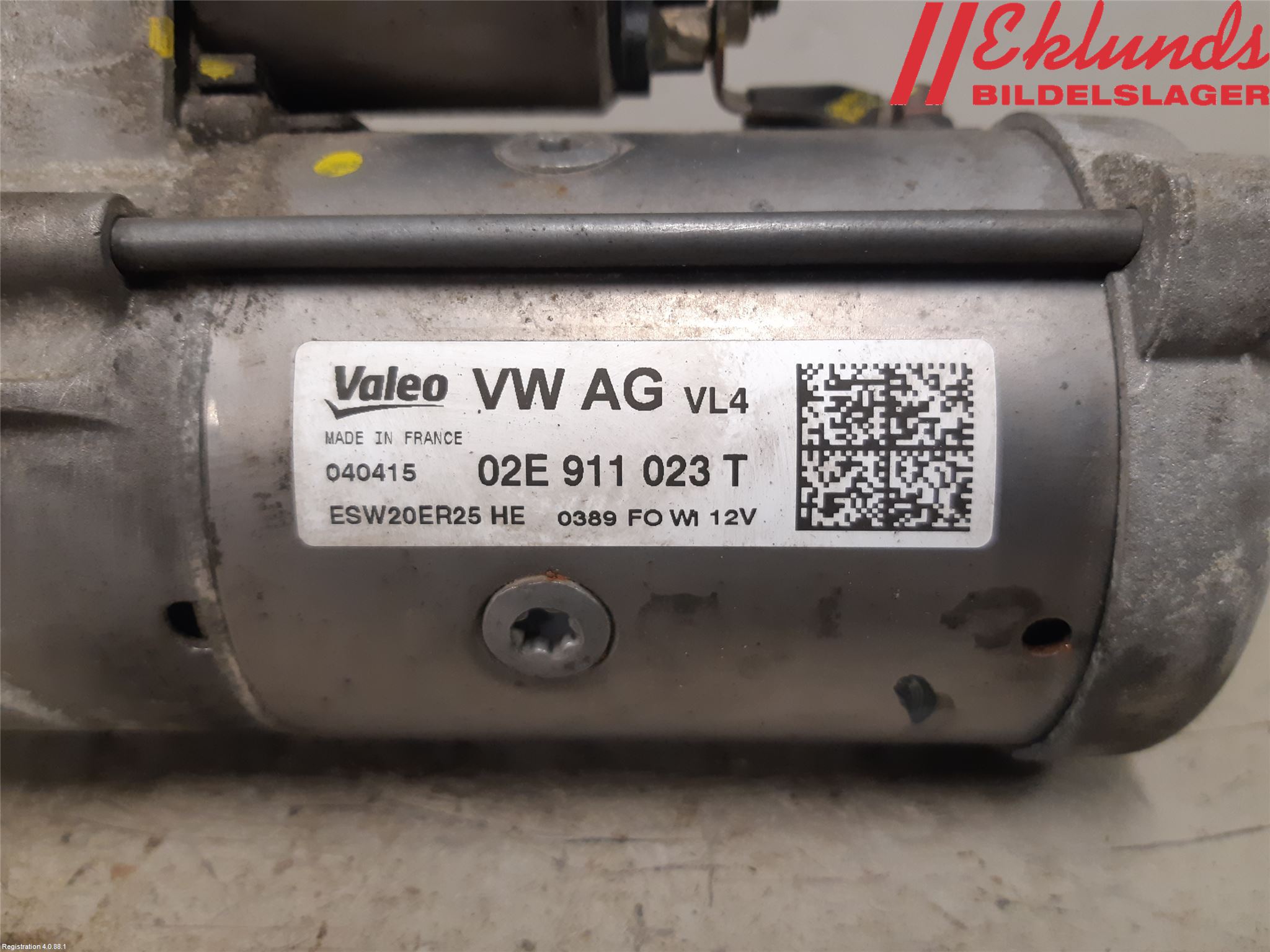Volkswagen VW PASSAT 15-19 Startmotor Diesel