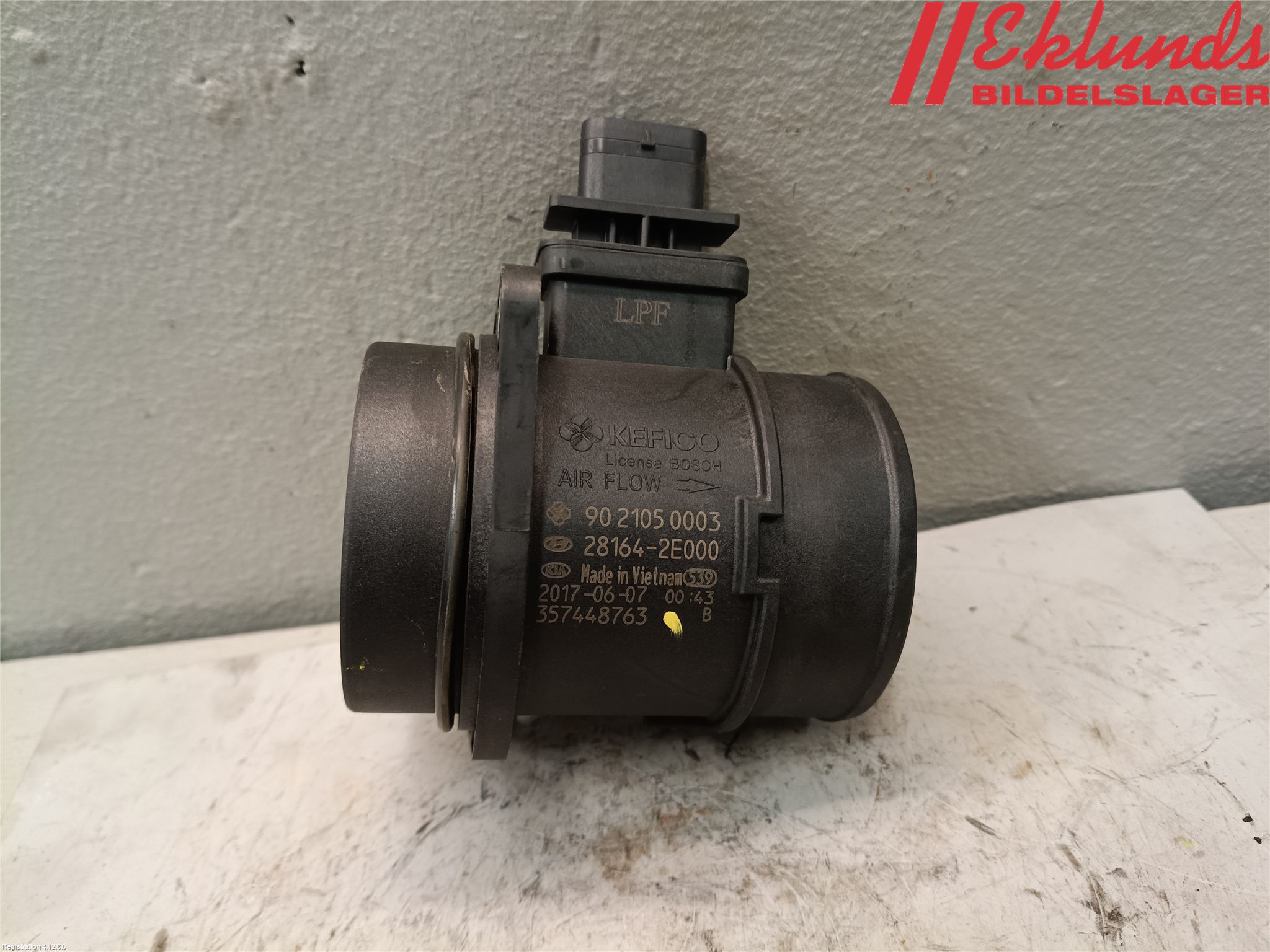 Kia OPTIMA 16-20 Injluftmassamätare