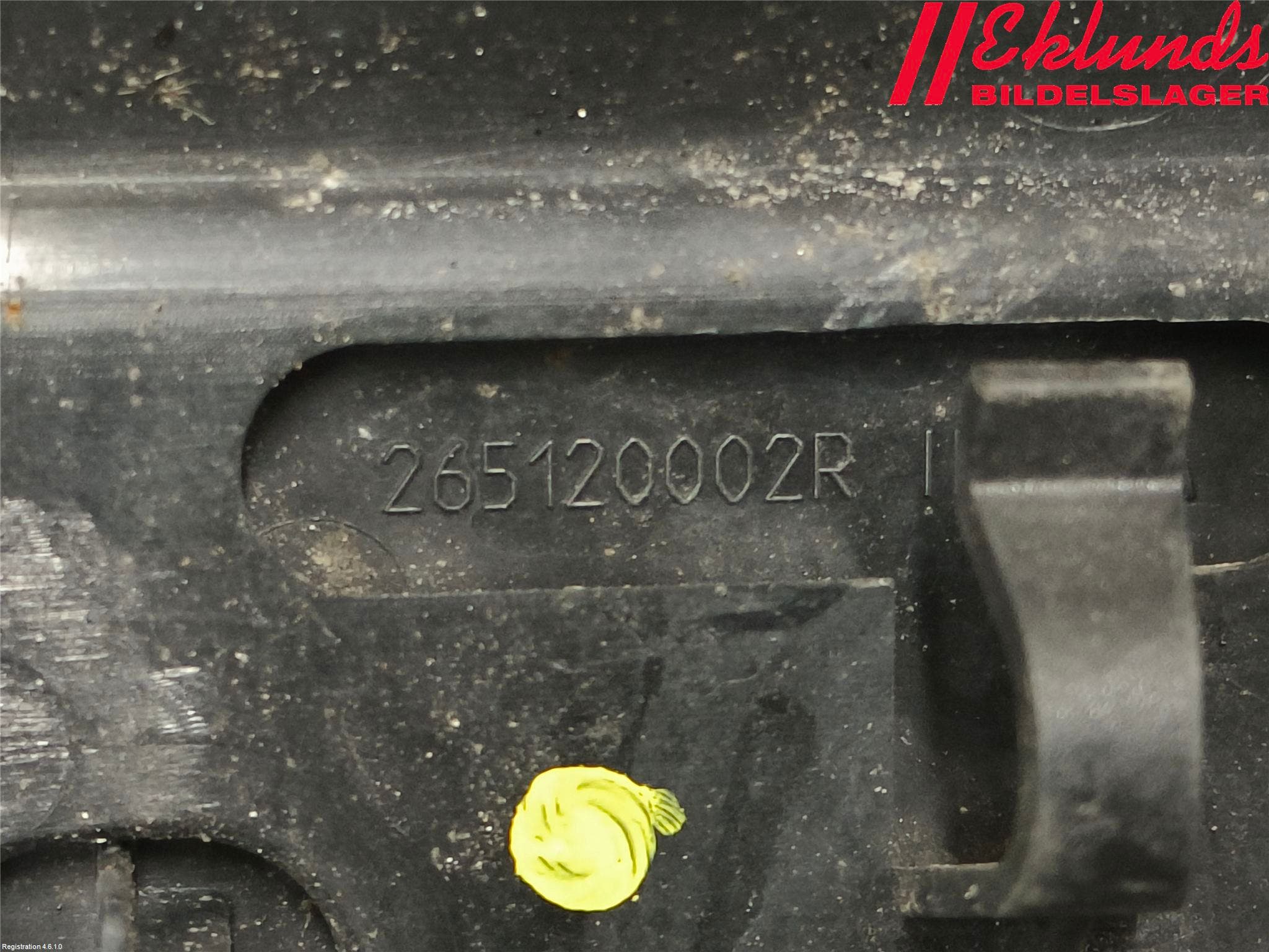 Opel MOVANO B 10-22 Skylt Belysning Fäste