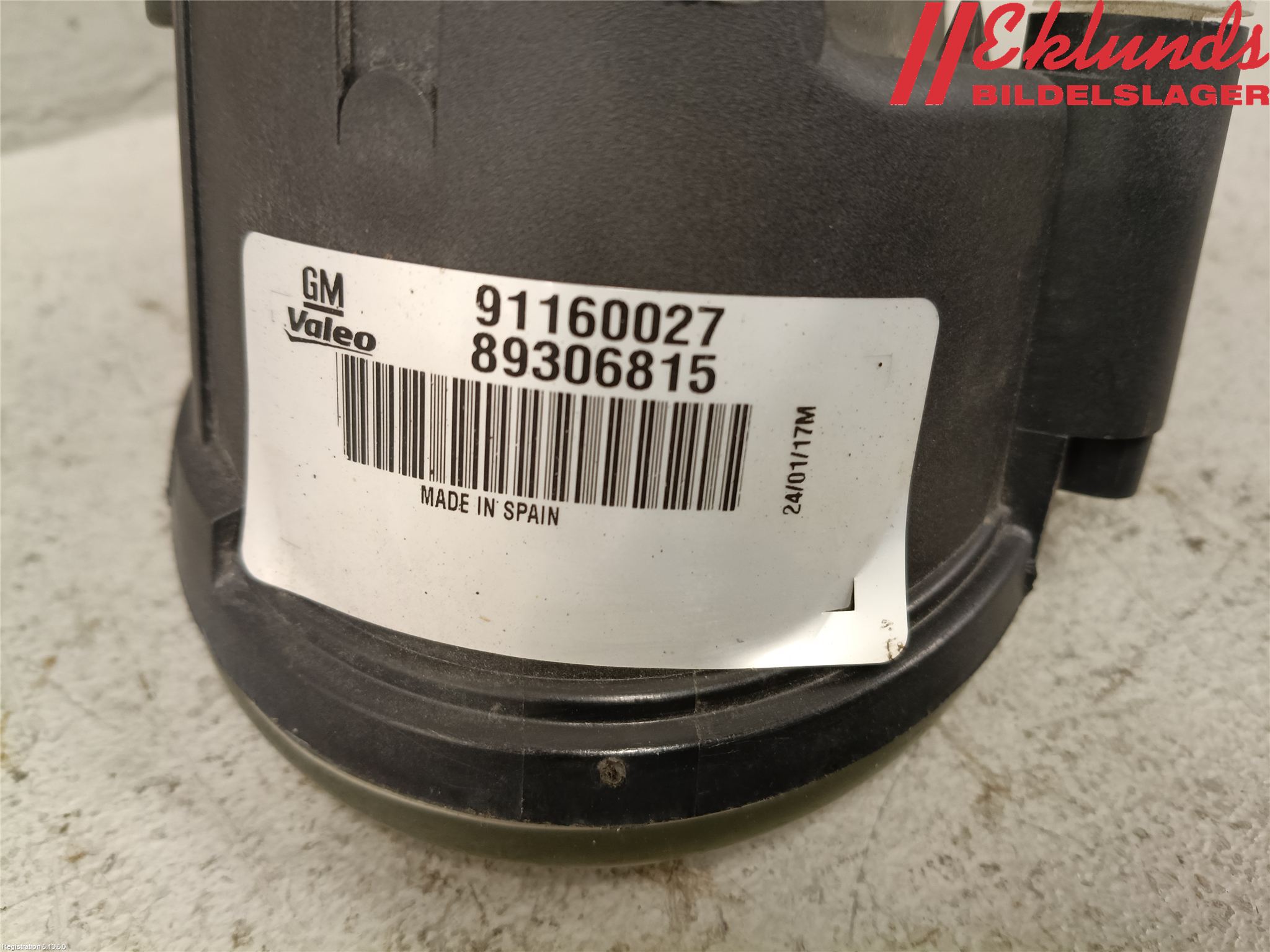 Opel VIVARO 01-14 Dimljus-Varselljus Fram