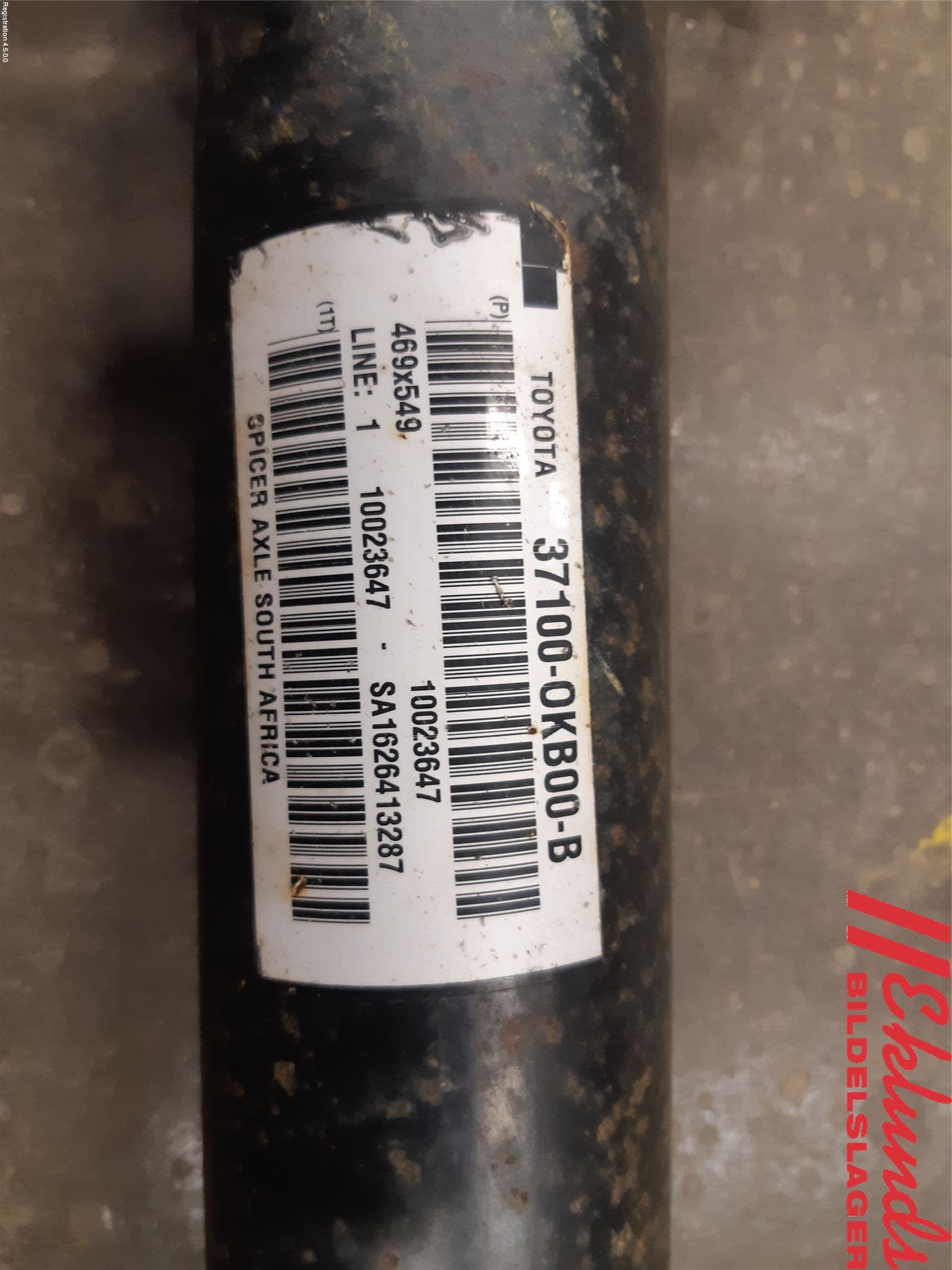 Toyota HILUX 16- Mellanaxel Komp