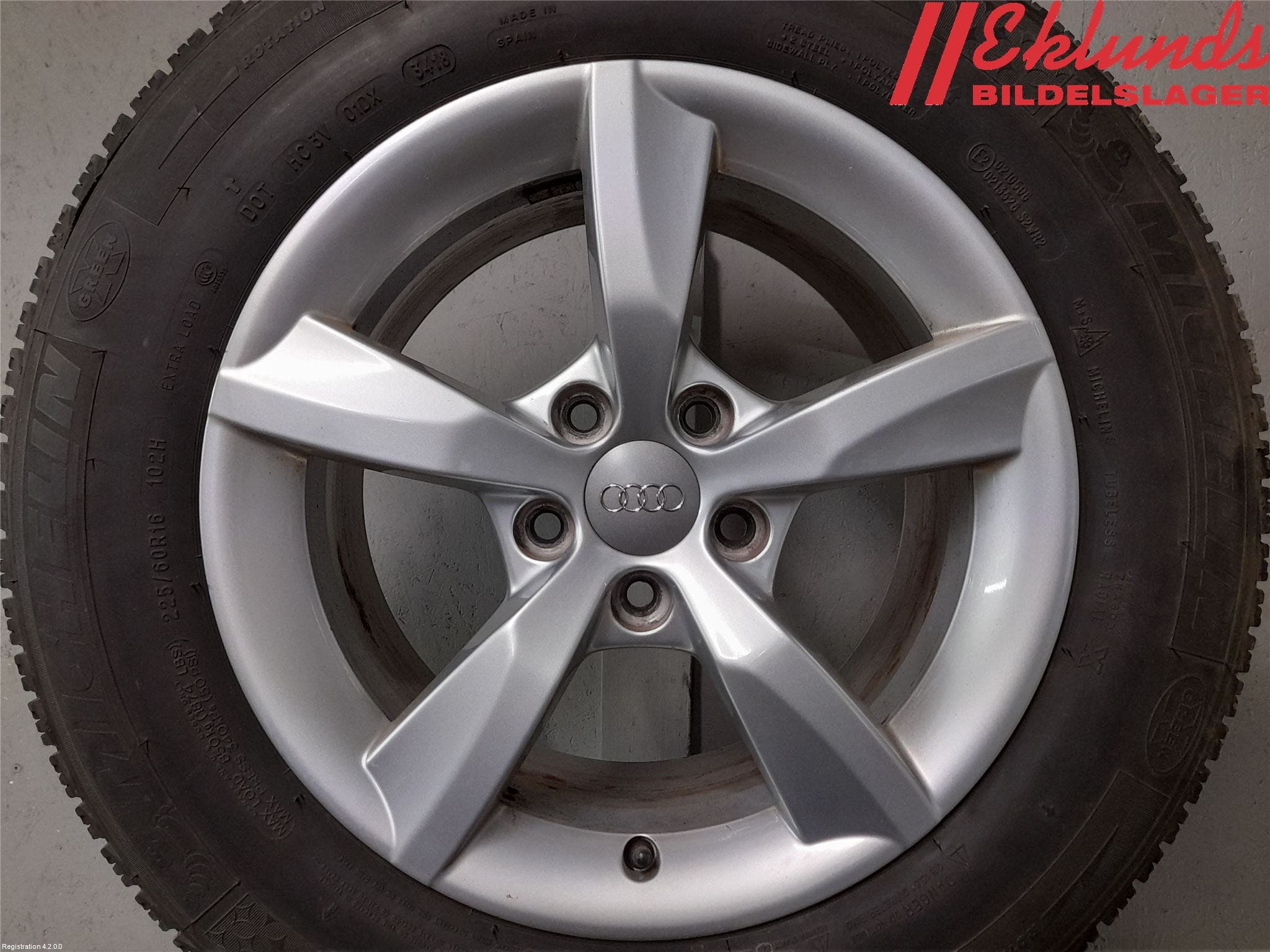 Audi A6/S6 4G 11-18 Vinterdäck Alumfälg 4St