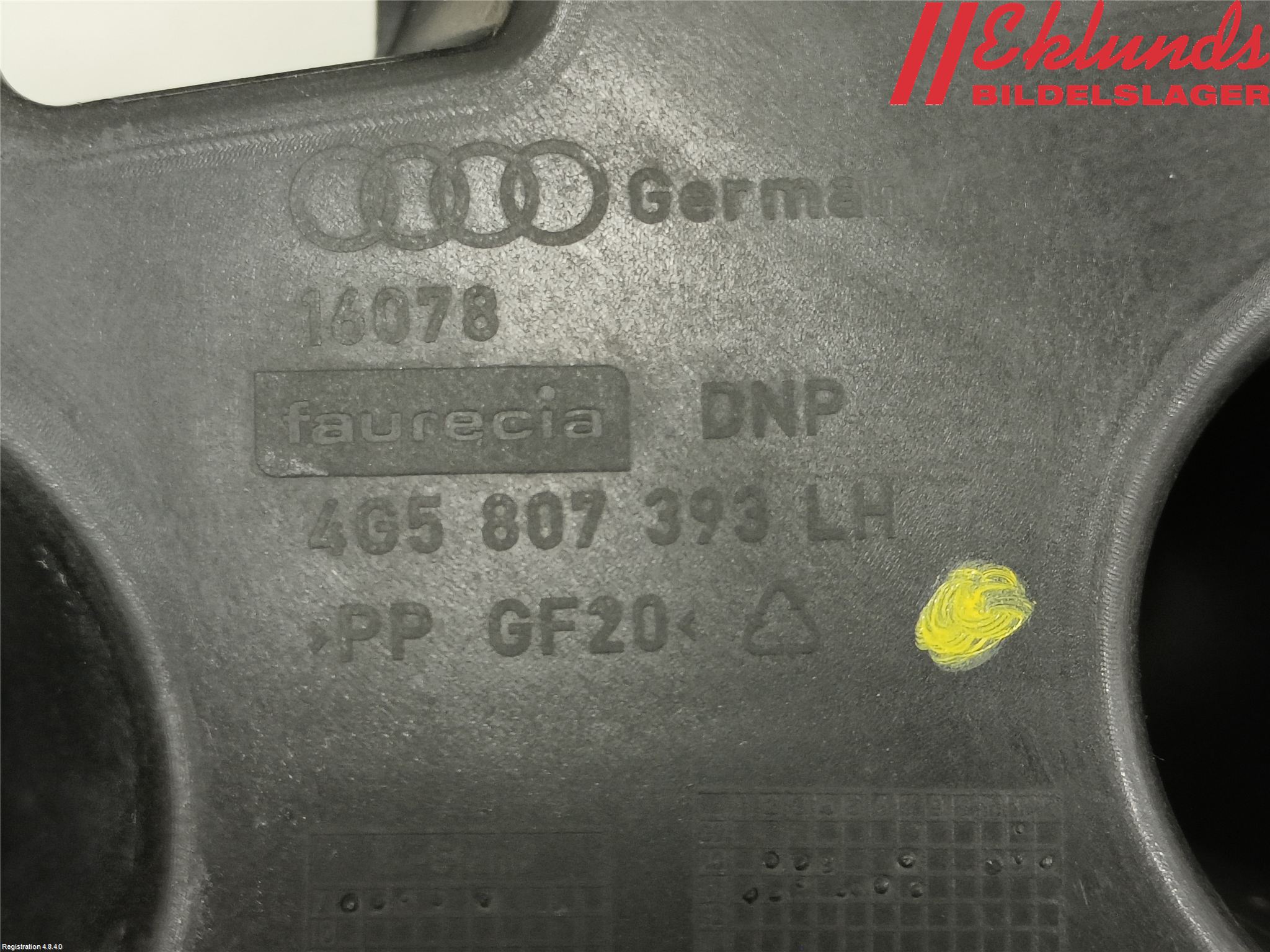 Audi A6/S6 4G 11-18 Stötfångarfäste Bak Vä