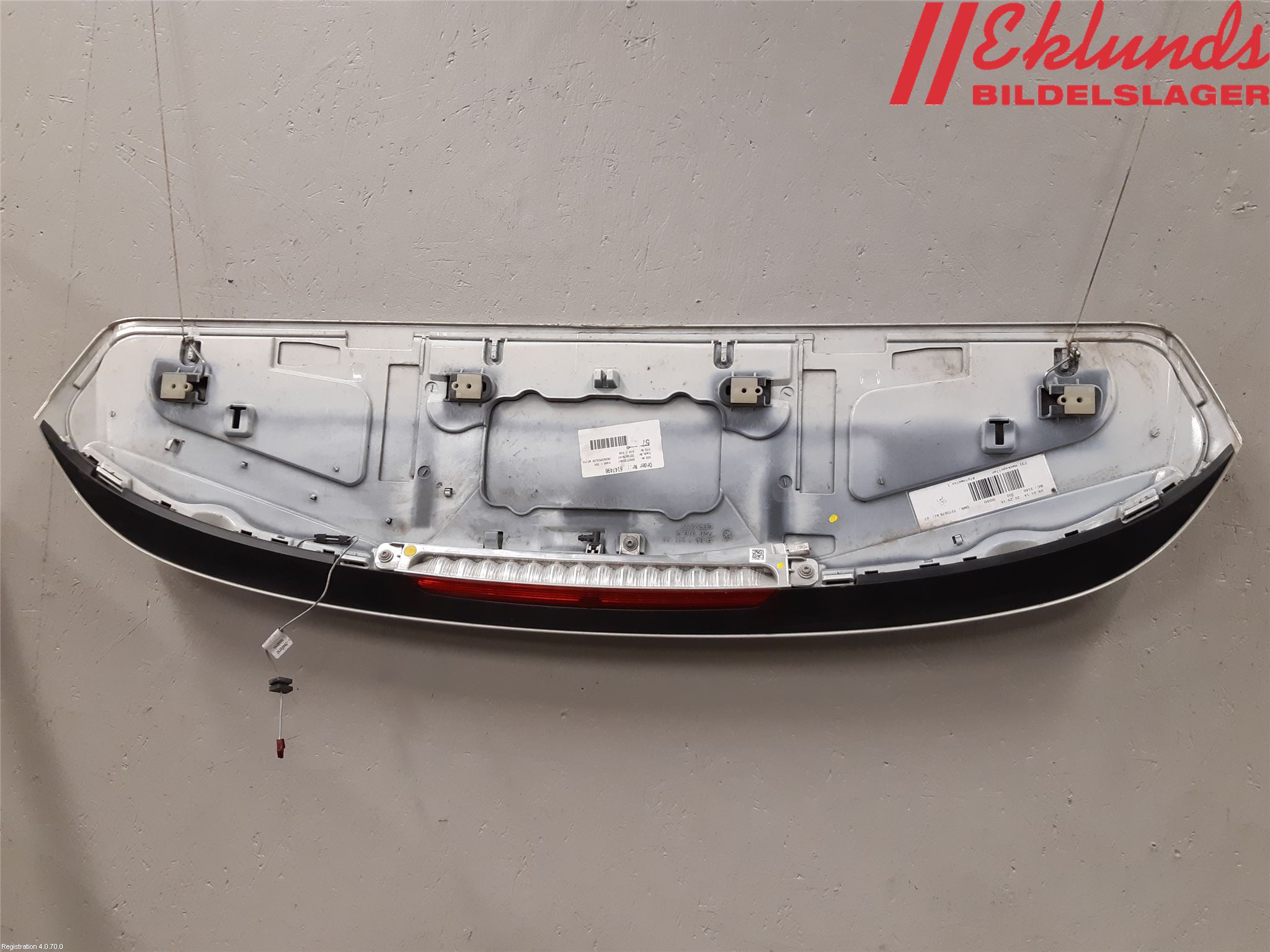 BMW 3 F30/F31/F80 12-19 Spoiler Baklucka