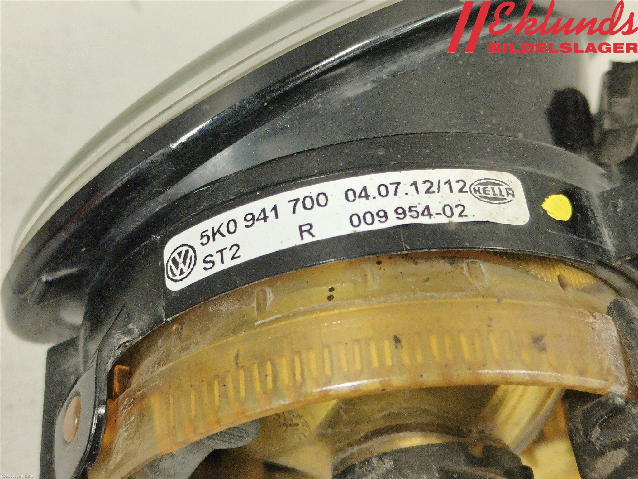 Volkswagen VW GOLF VI 09-13 Dimljus-Varselljus Fram