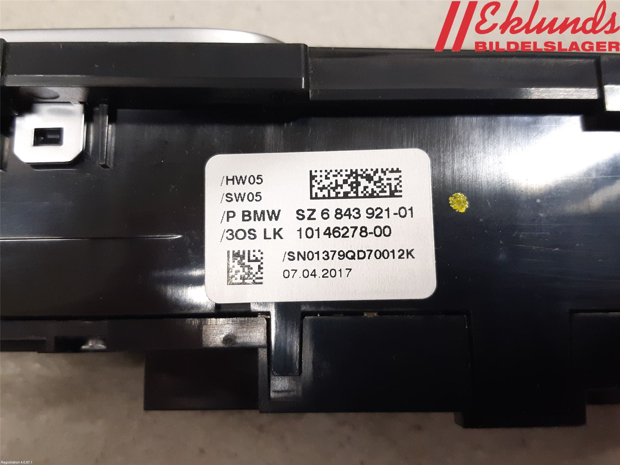 BMW 5 G30/G31/F90 17-23 Strömställare Multifunktion