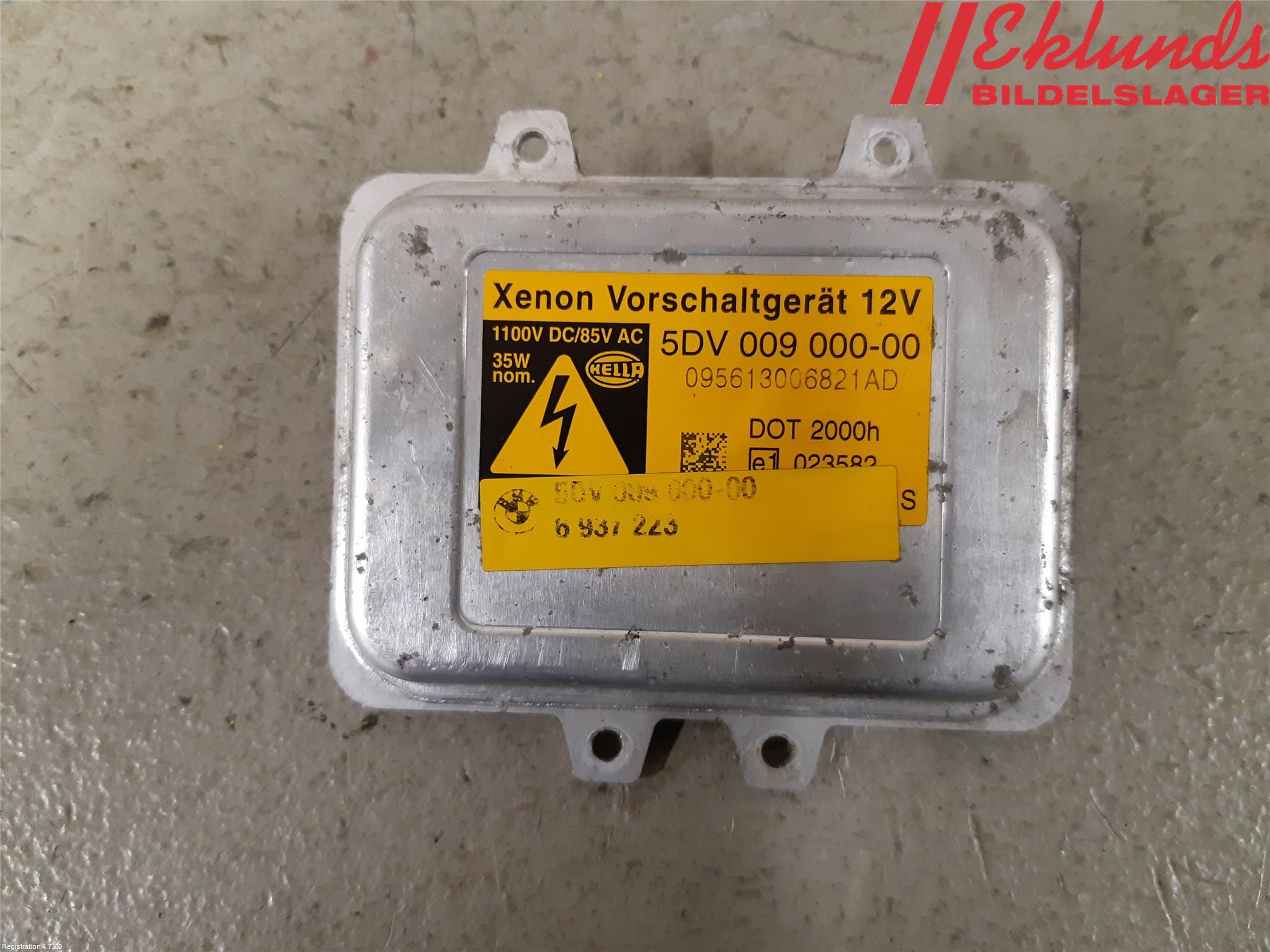 BMW 7 E65/66    00-08 Styrenhet Strålkastare