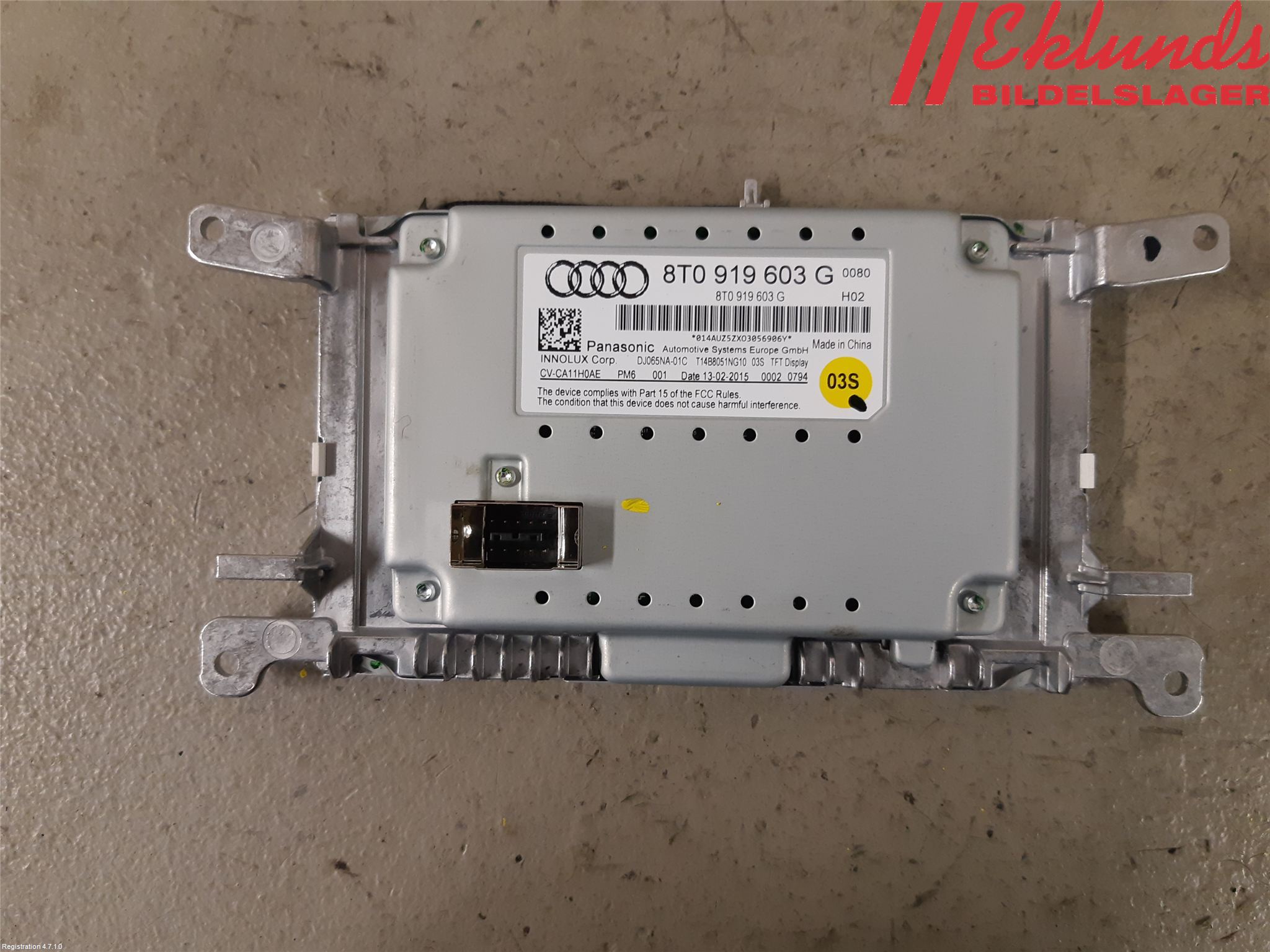 Audi A5 07-16 Bildskärm