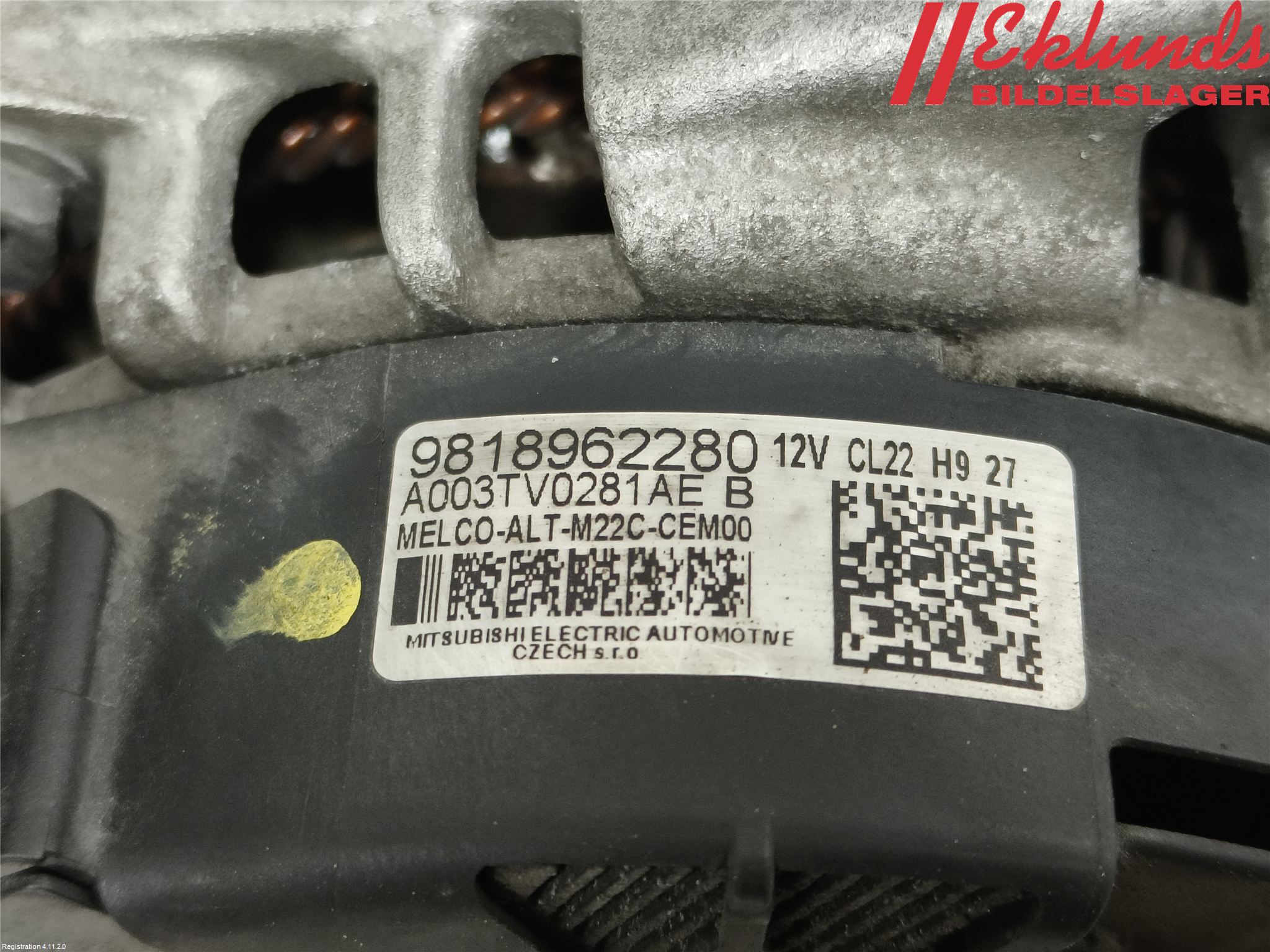 Peugeot PARTNER/E-PARTNER 19- Generator