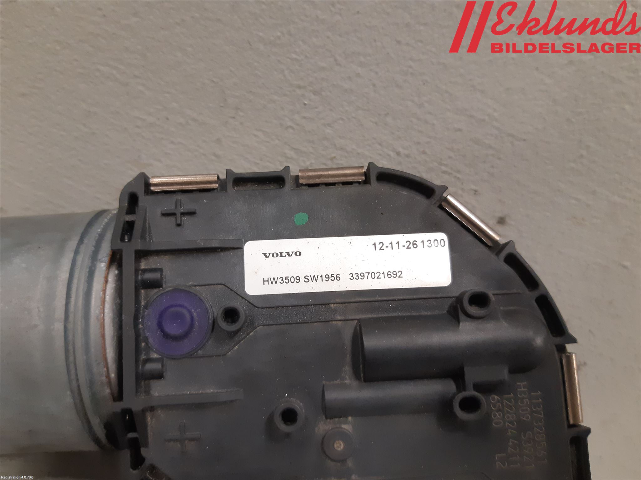 Volvo V40 12-19 Torkarmotor Vindruta