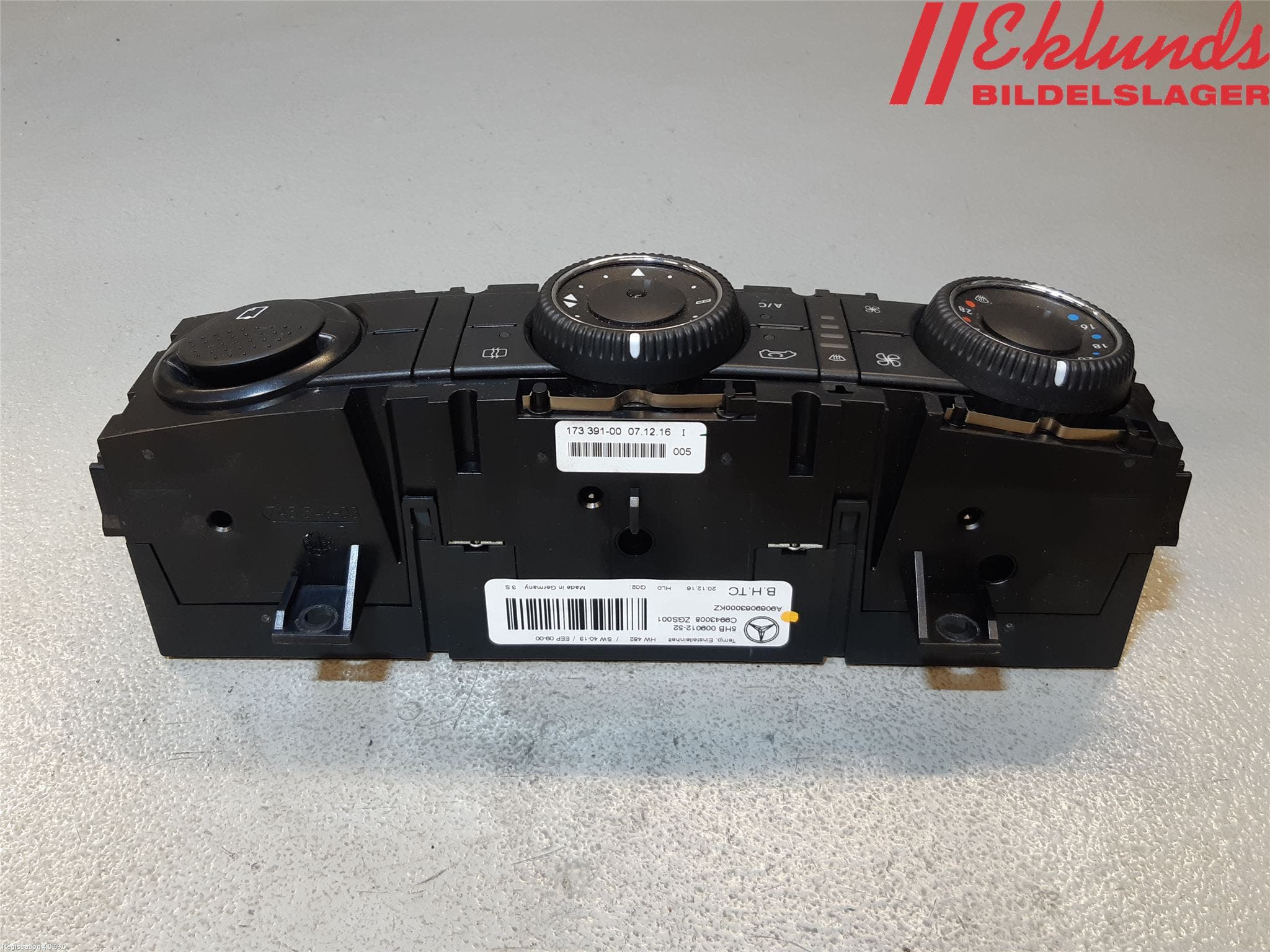 Mercedes-Benz MB SPRINTER (W906) 06-18 Ac Styrenhet Ac Manöveren