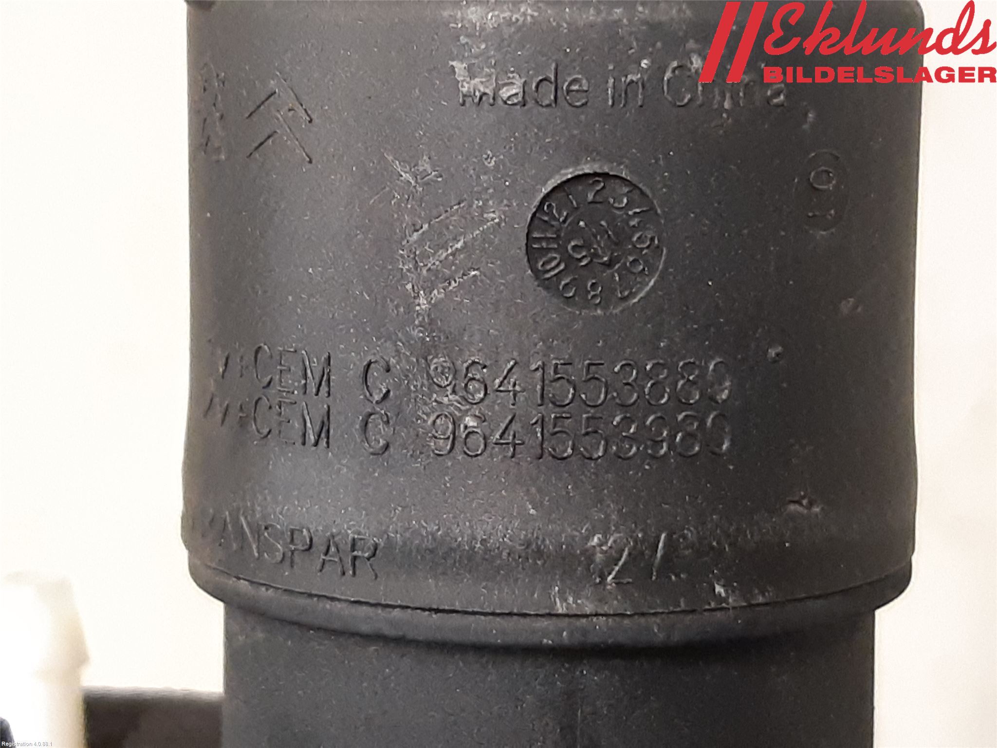 Peugeot PEUGOT 208 16-19 Spolarpump Vindruta