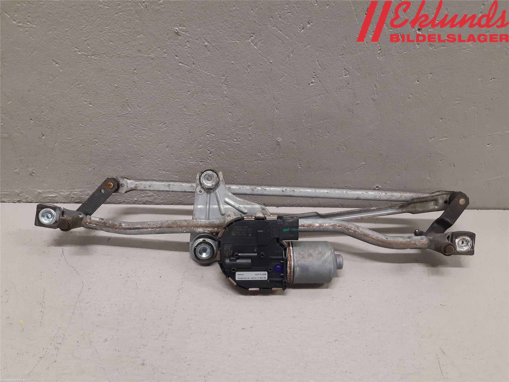 Volvo S60 11-13 Torkarmotor Vindruta