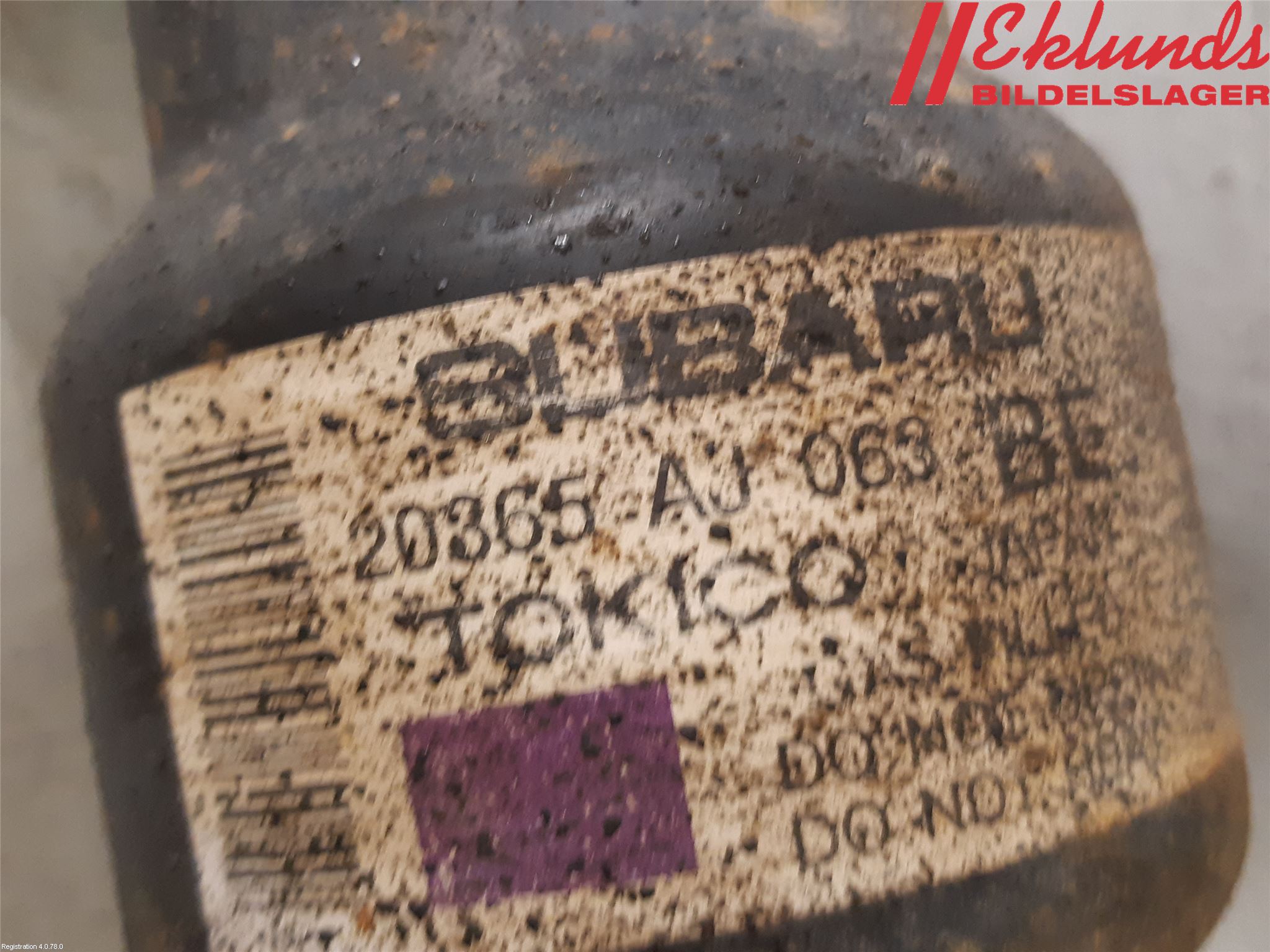 Subaru LEGACY 10-14 Fjäderben Bak Höger