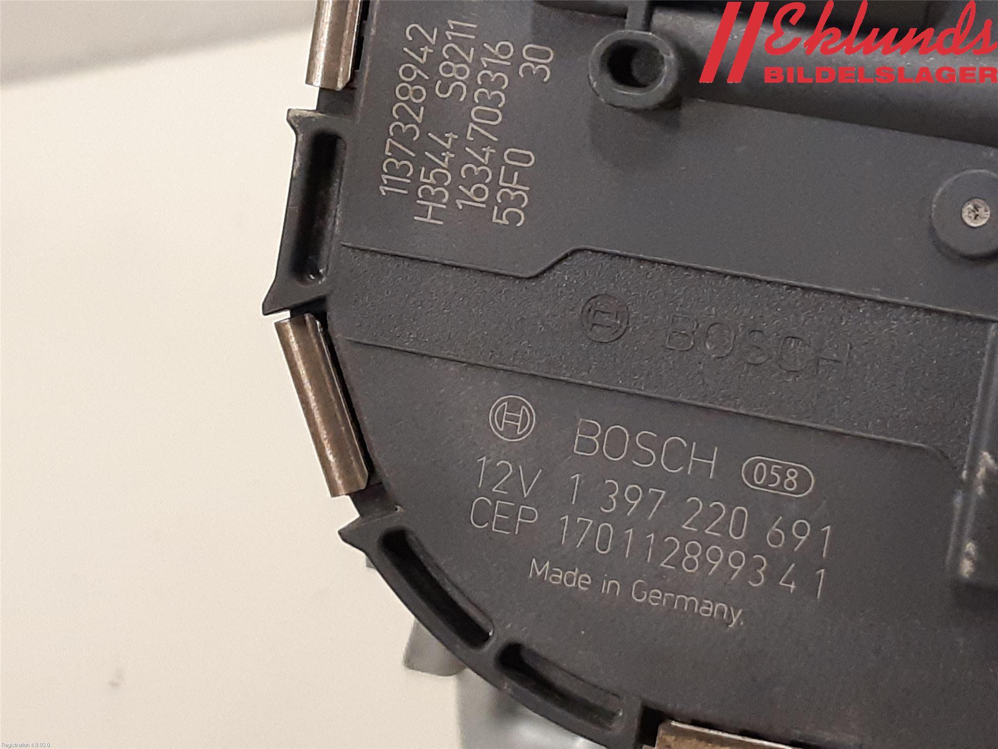 Volkswagen VW PASSAT 15-19 Torkarmotor Vindruta