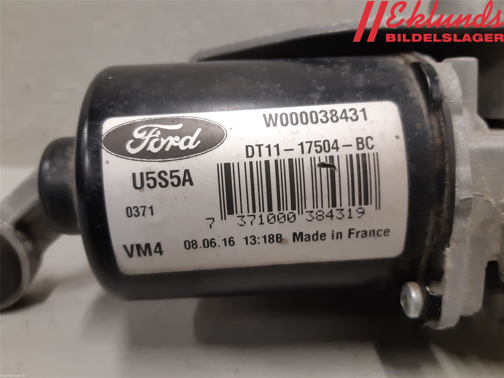 Ford TRANSIT/TOURNEO CONNECT 13-22 Torkarmotor Vindruta