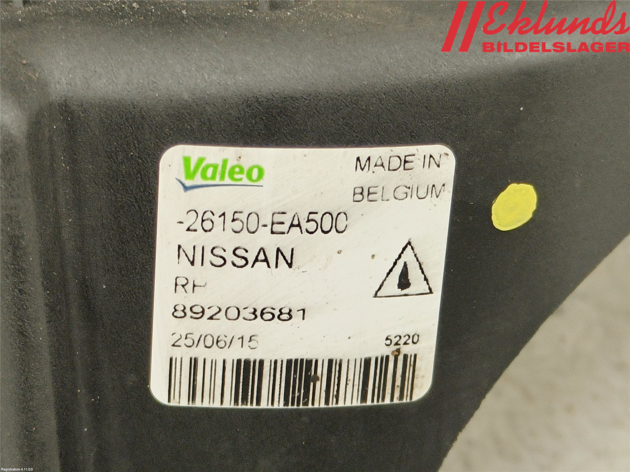 Nissan NAVARA 05-16 Dimljussarg Fram