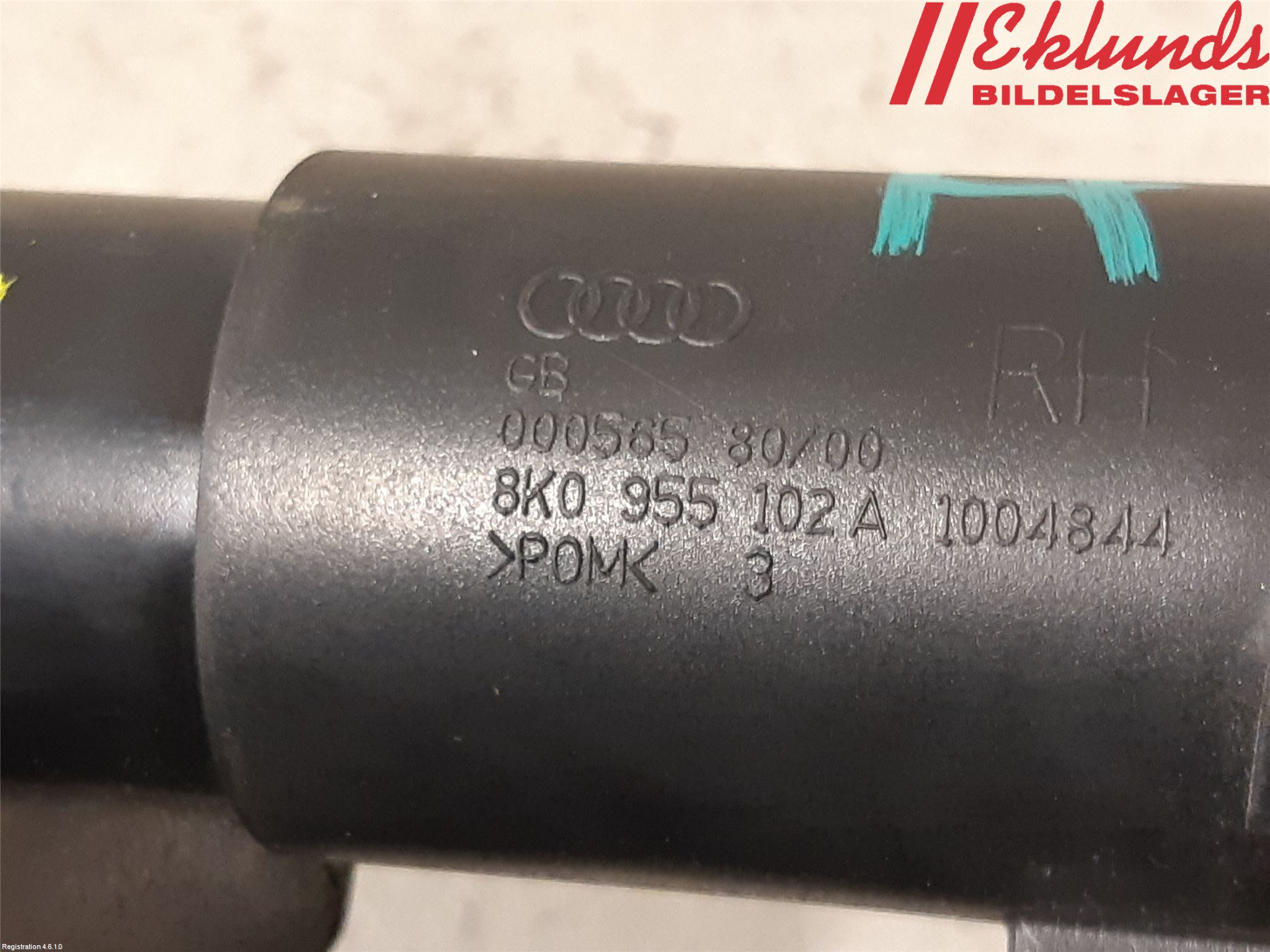 Audi A4/S4 08-11 Spolarmunstycke Strålkastare