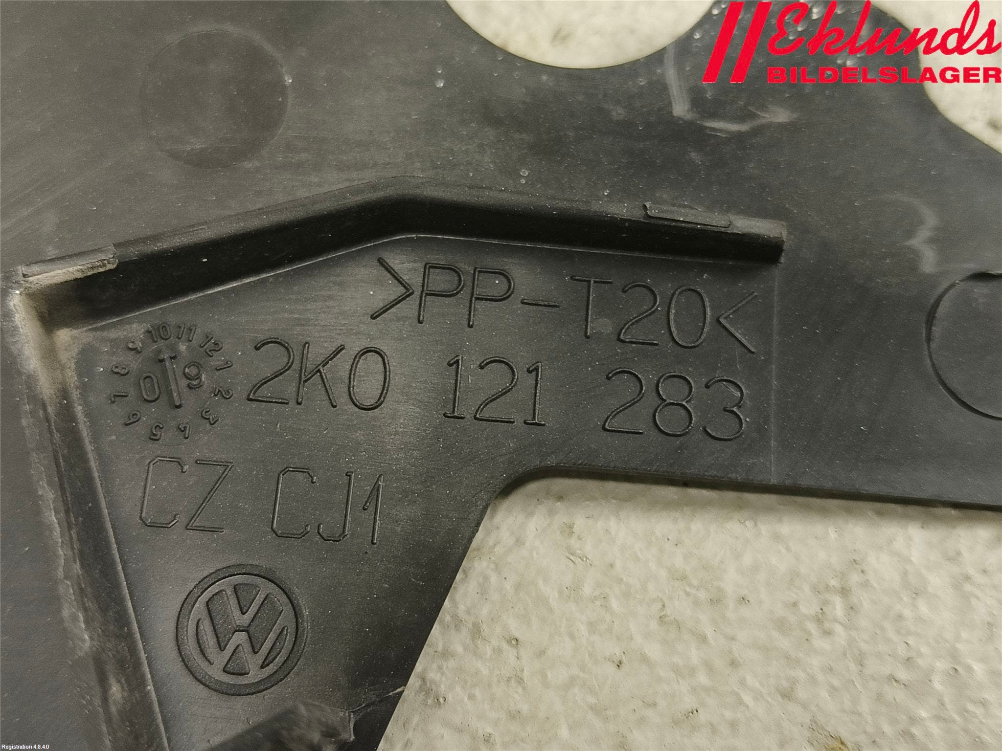 Volkswagen VW CADDY 04-10 Deflektor Plåt-Plast Kylning