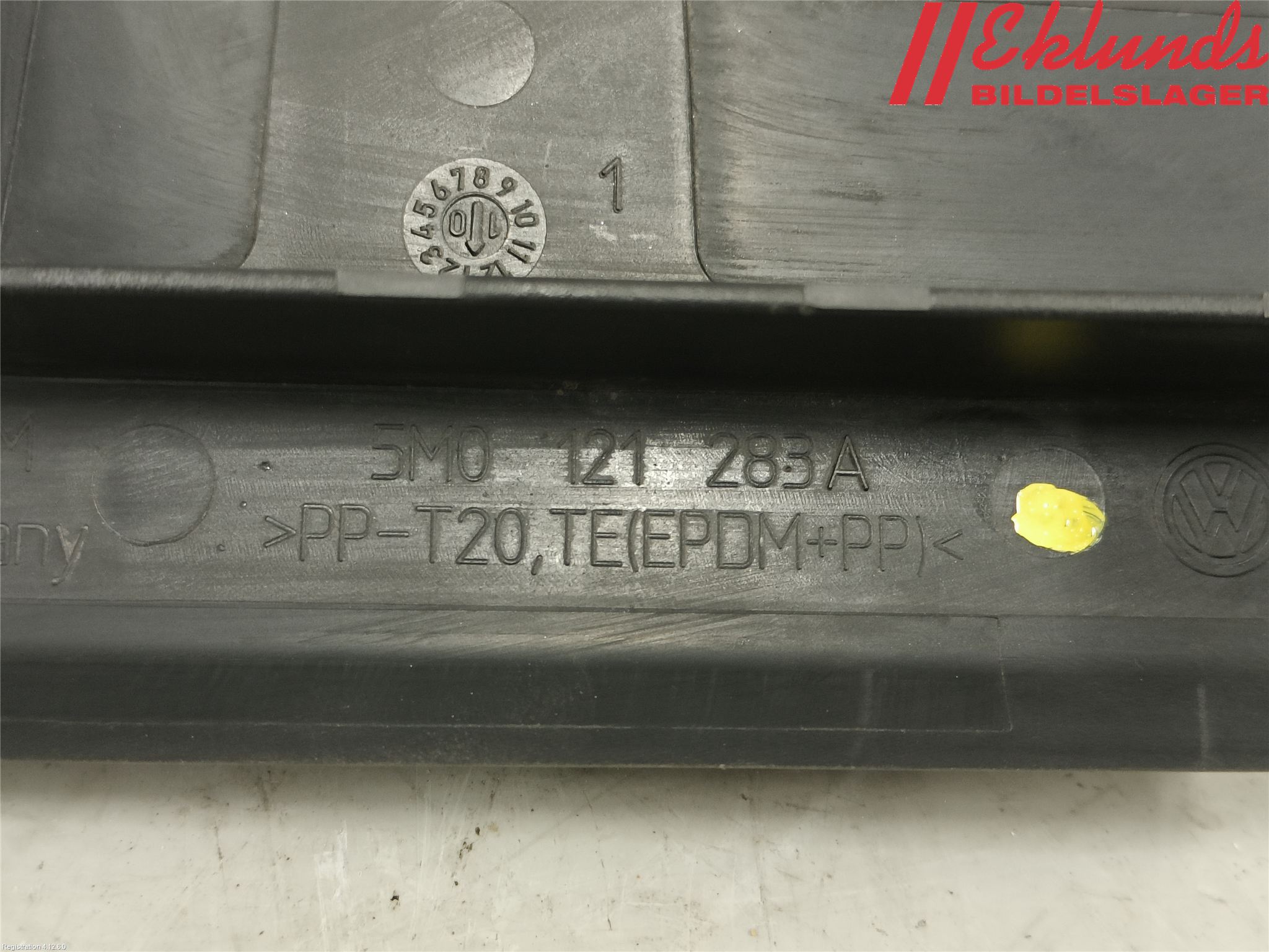 Volkswagen VW GOLF PLUS/CROSS GOLF 04-14 Deflektor Plåt-Plast Kylning