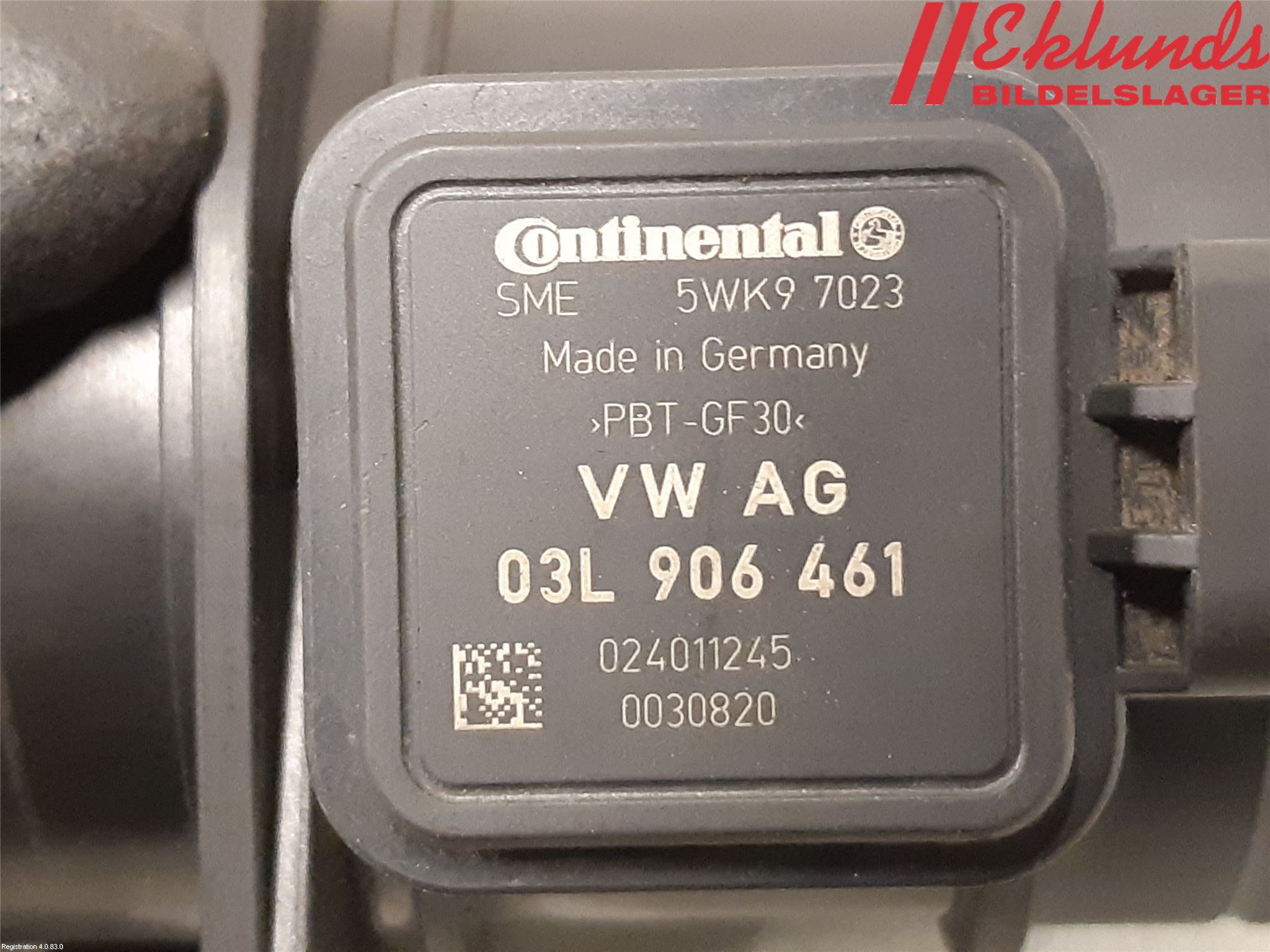 Volkswagen VW GOLF VI 09-13 Injluftmassamätare