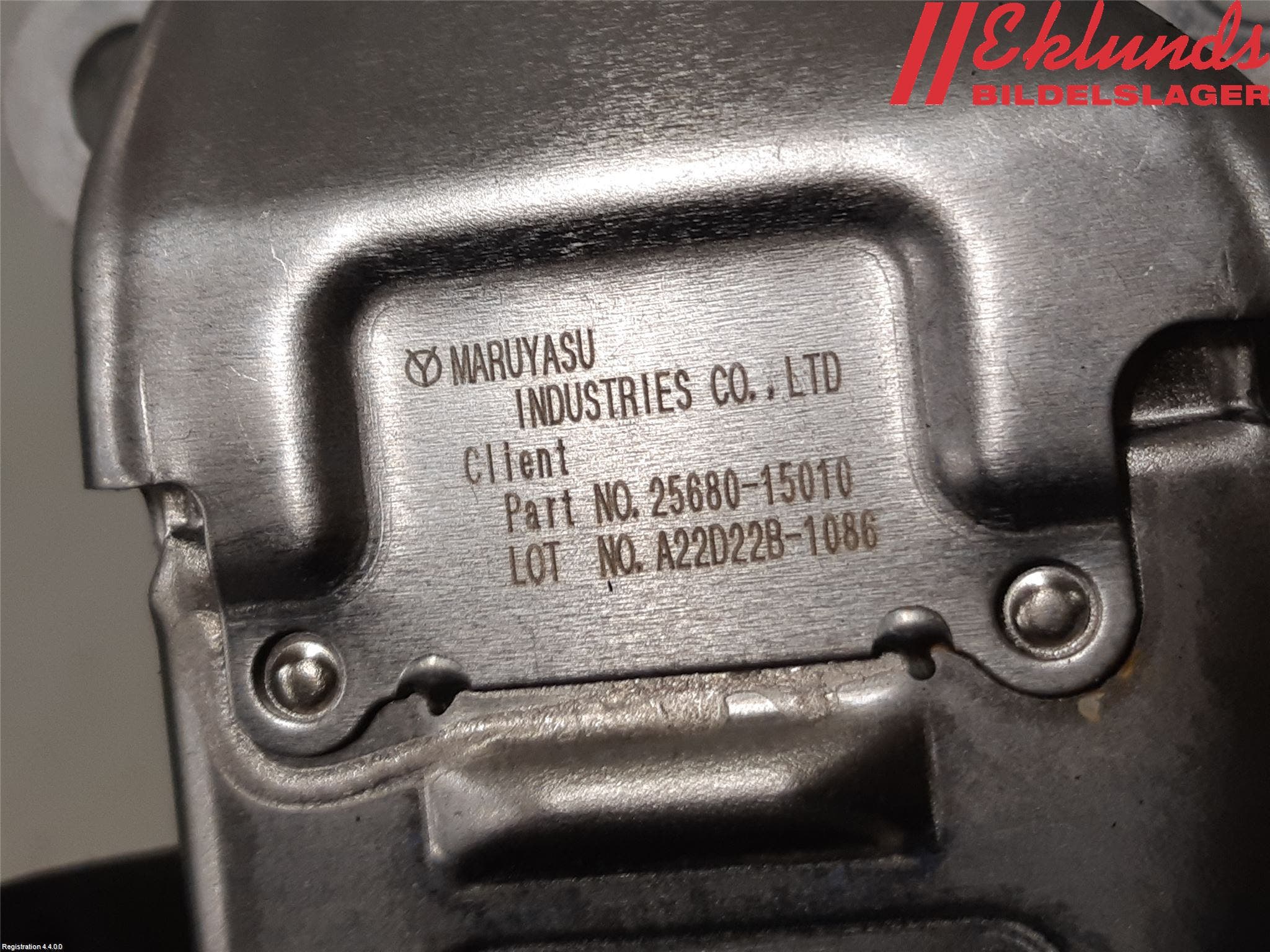 Toyota YARIS XP21 20- Egr Ventil