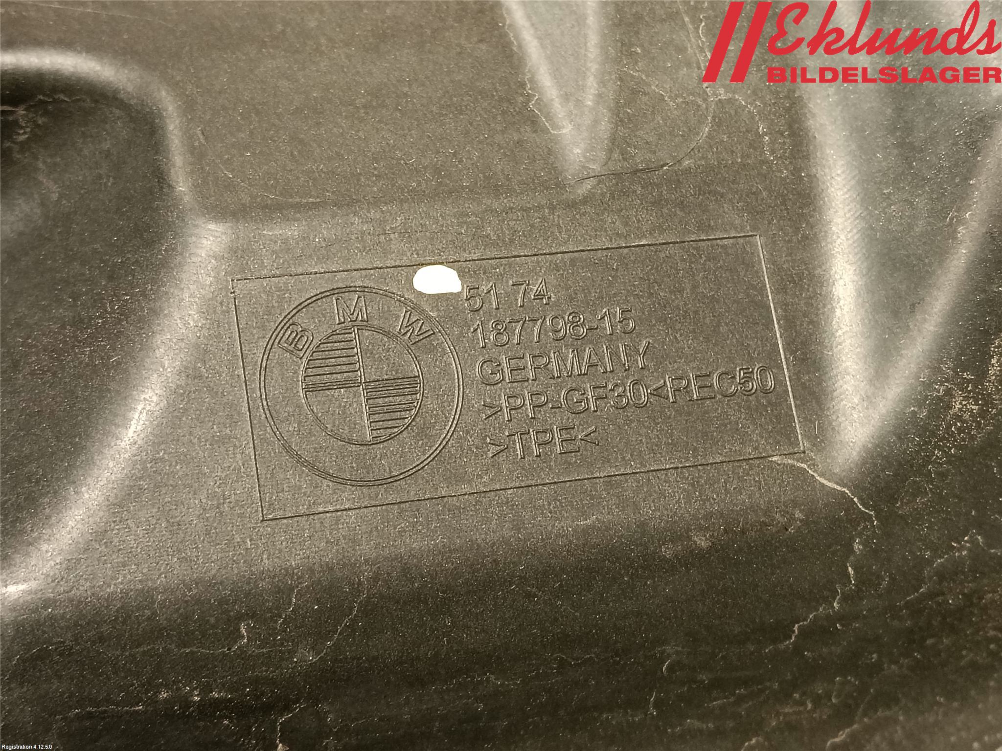 BMW X1 F48 15-22 Frontplåt