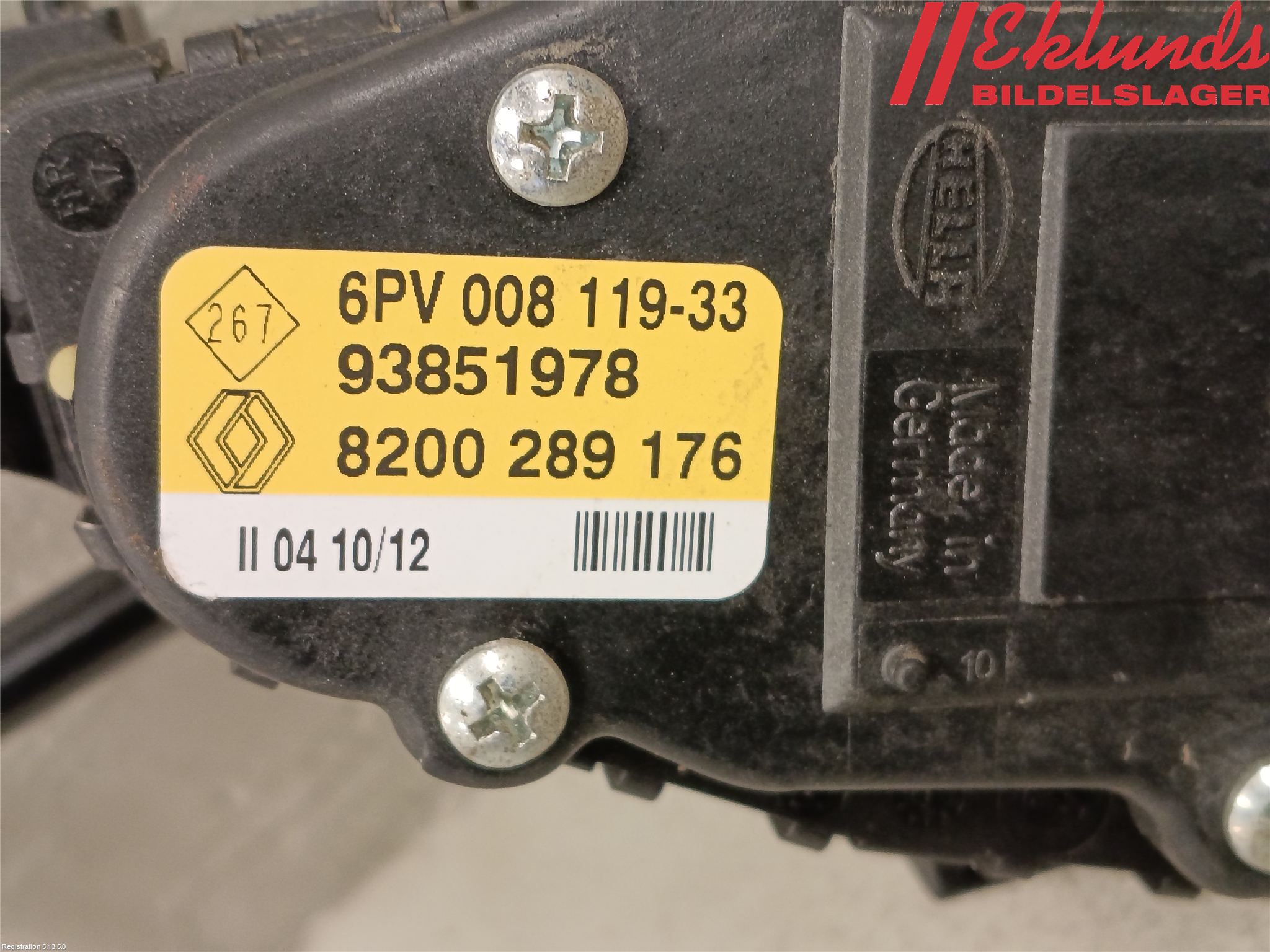 Opel VIVARO 01-14 Gaspedal