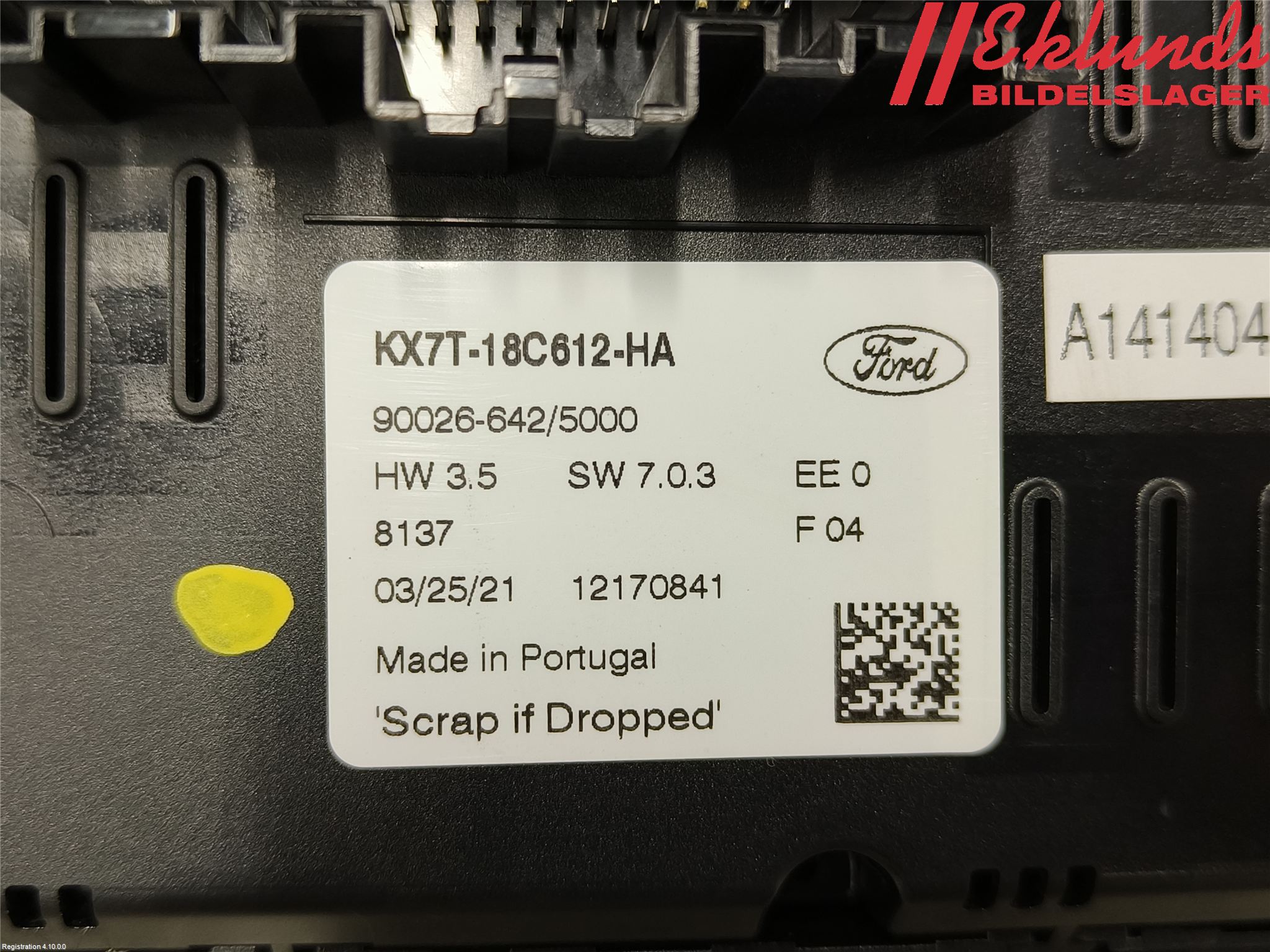 Ford FOCUS 19- Ac Styrenhet Ac Manöveren