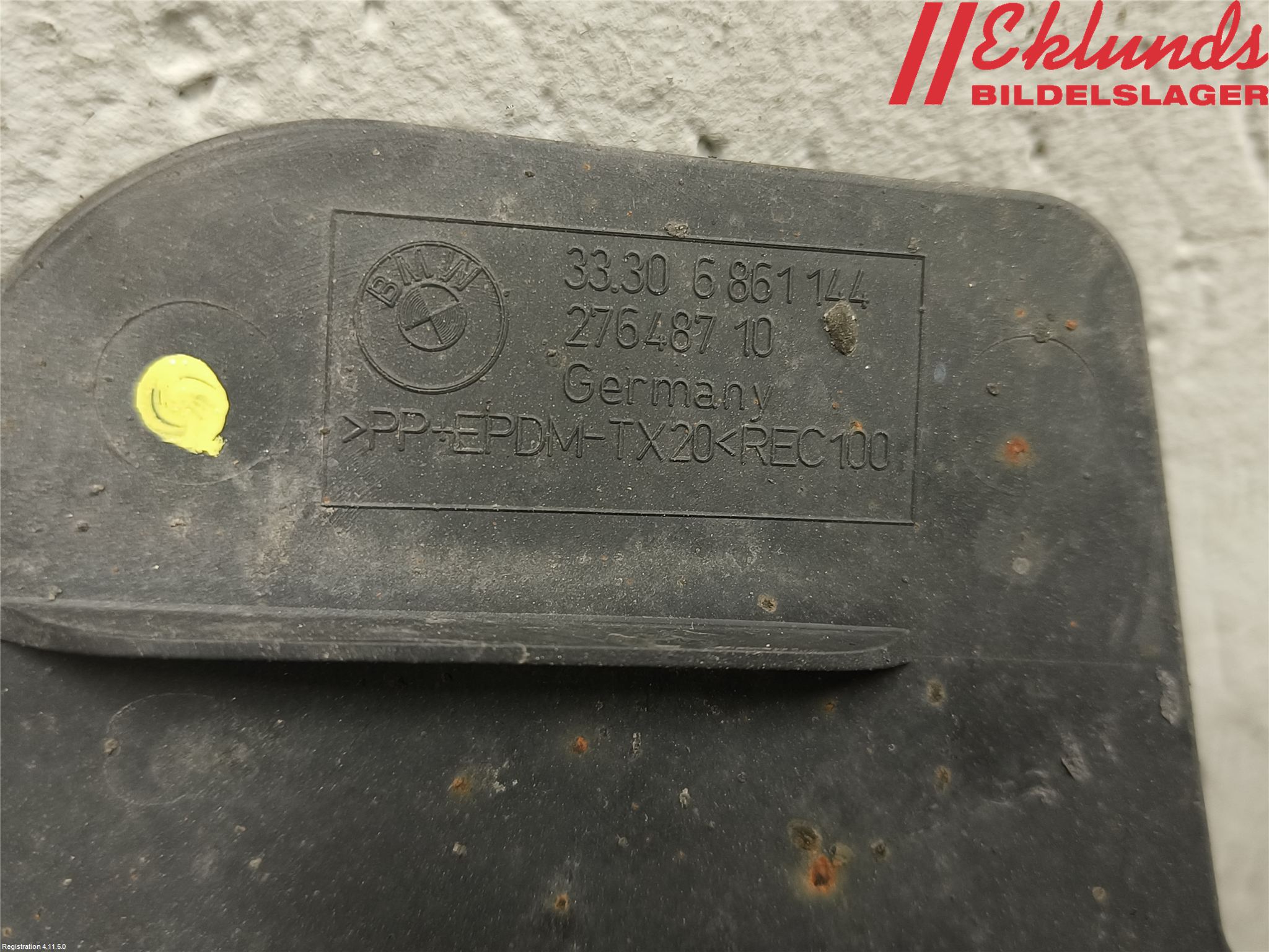 BMW 5 G30/G31/F90 17-23 Hasplåt Plåt-Plast