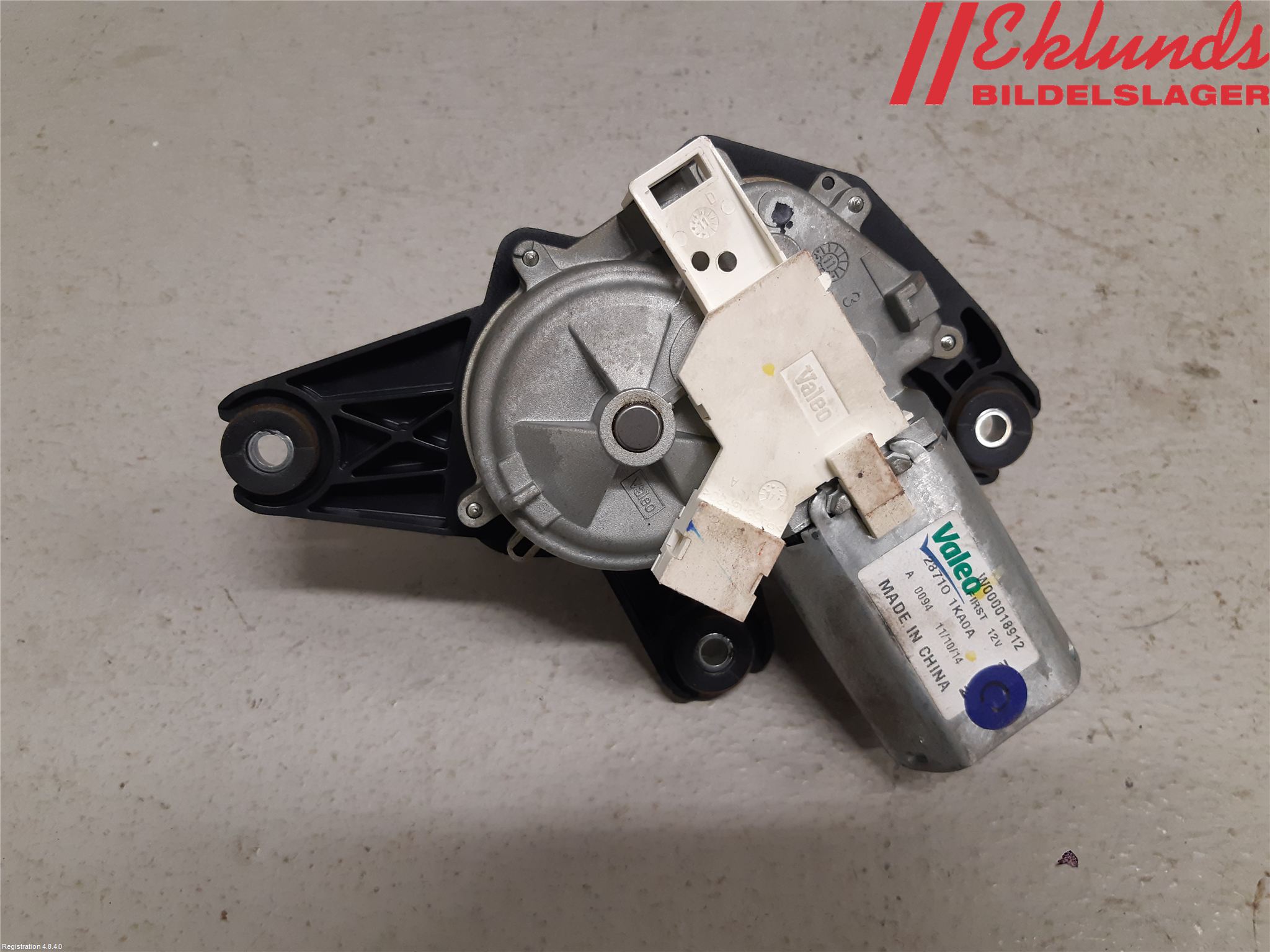 Nissan JUKE 10-14 Torkarmotor Baklucka