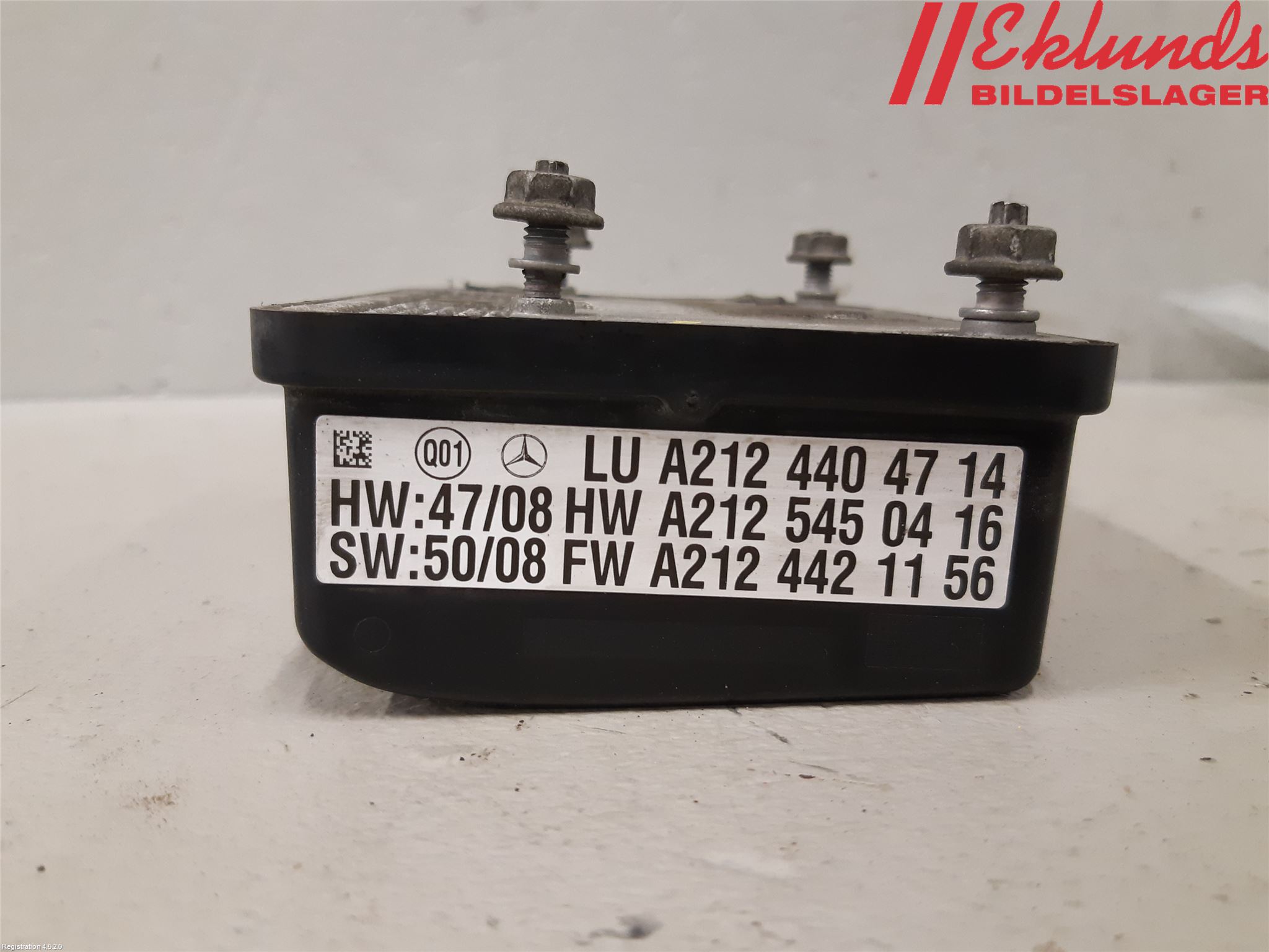 Mercedes-Benz MB E-KLASS (W212) 09-16 Sensor Aktivt Kollisionsskydd