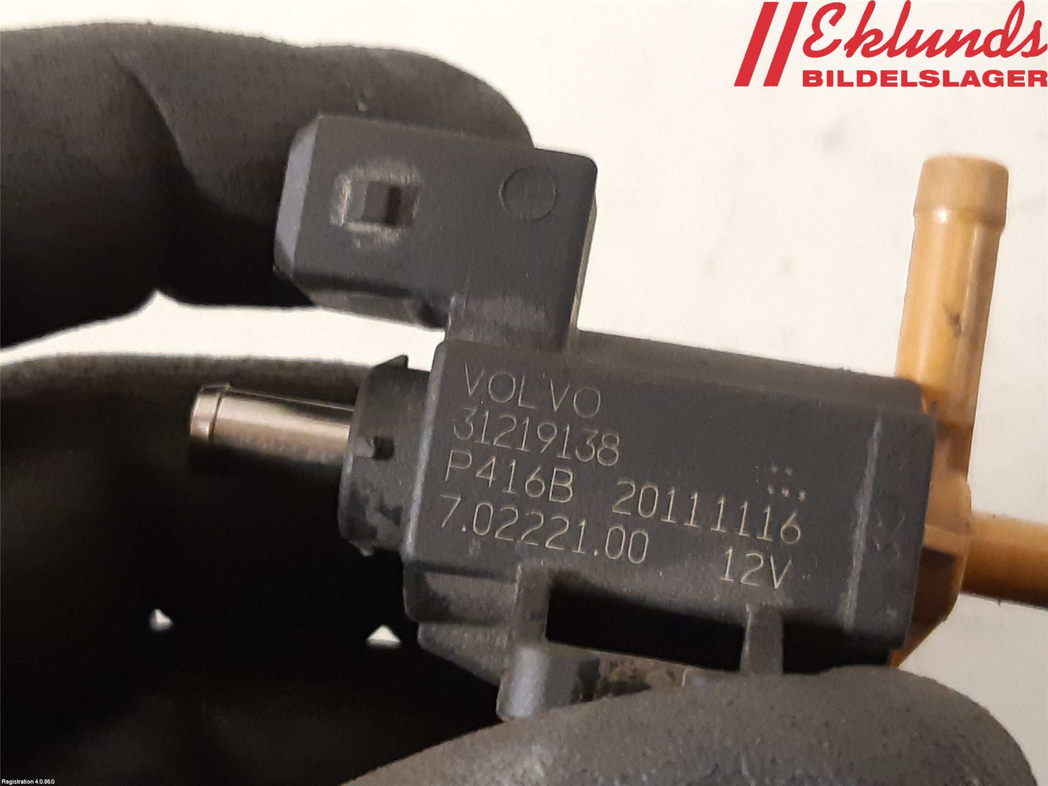 Volvo XC60 09-13 Magnetventil Laddtryck