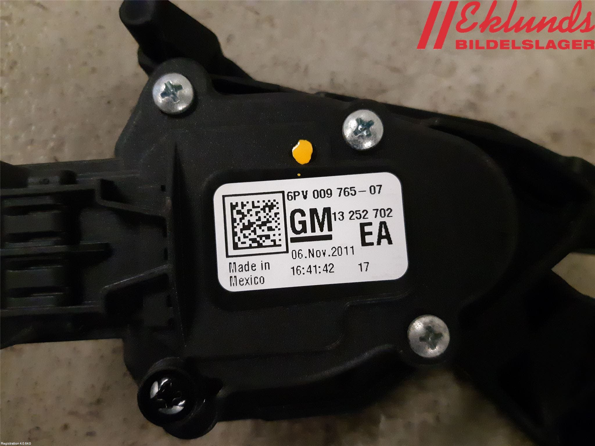 Opel ASTRA J 10-15 Gaspedal