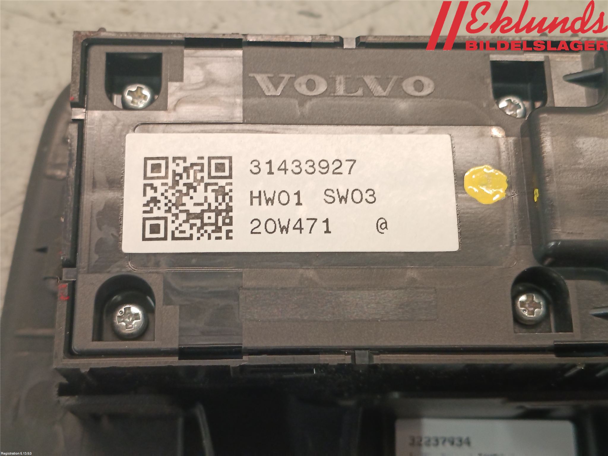 Volvo V90 CROSS COUNTRY 17->> Strömställare Elhiss