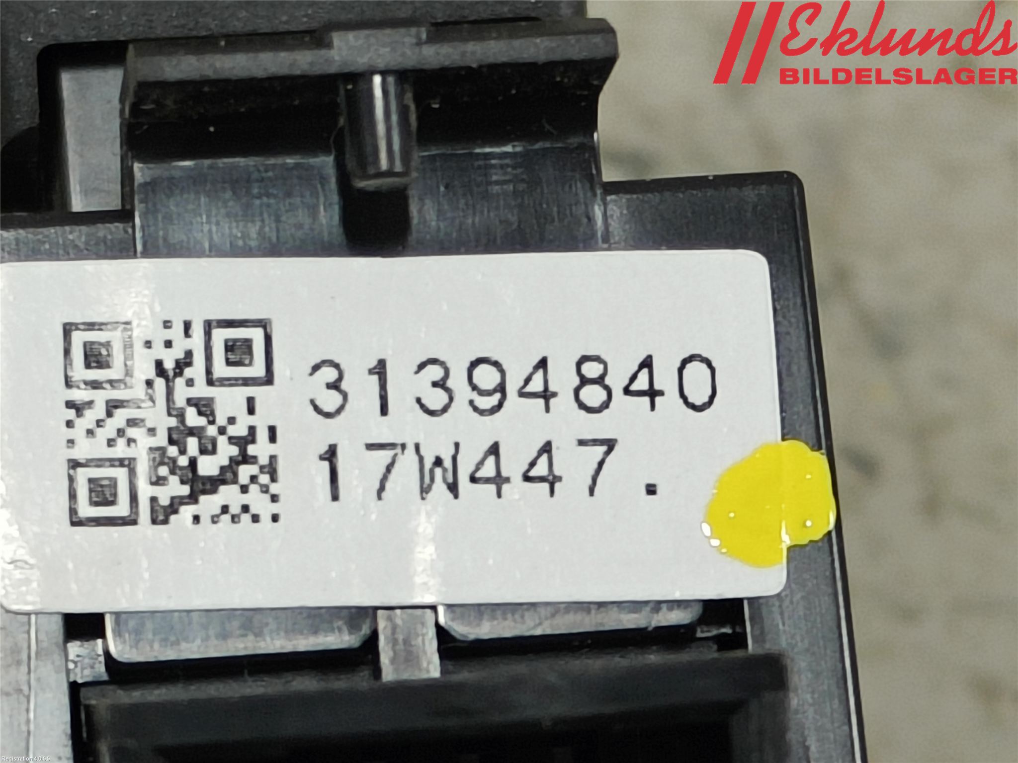 Volvo V40 12-19 Strömställare Elhiss