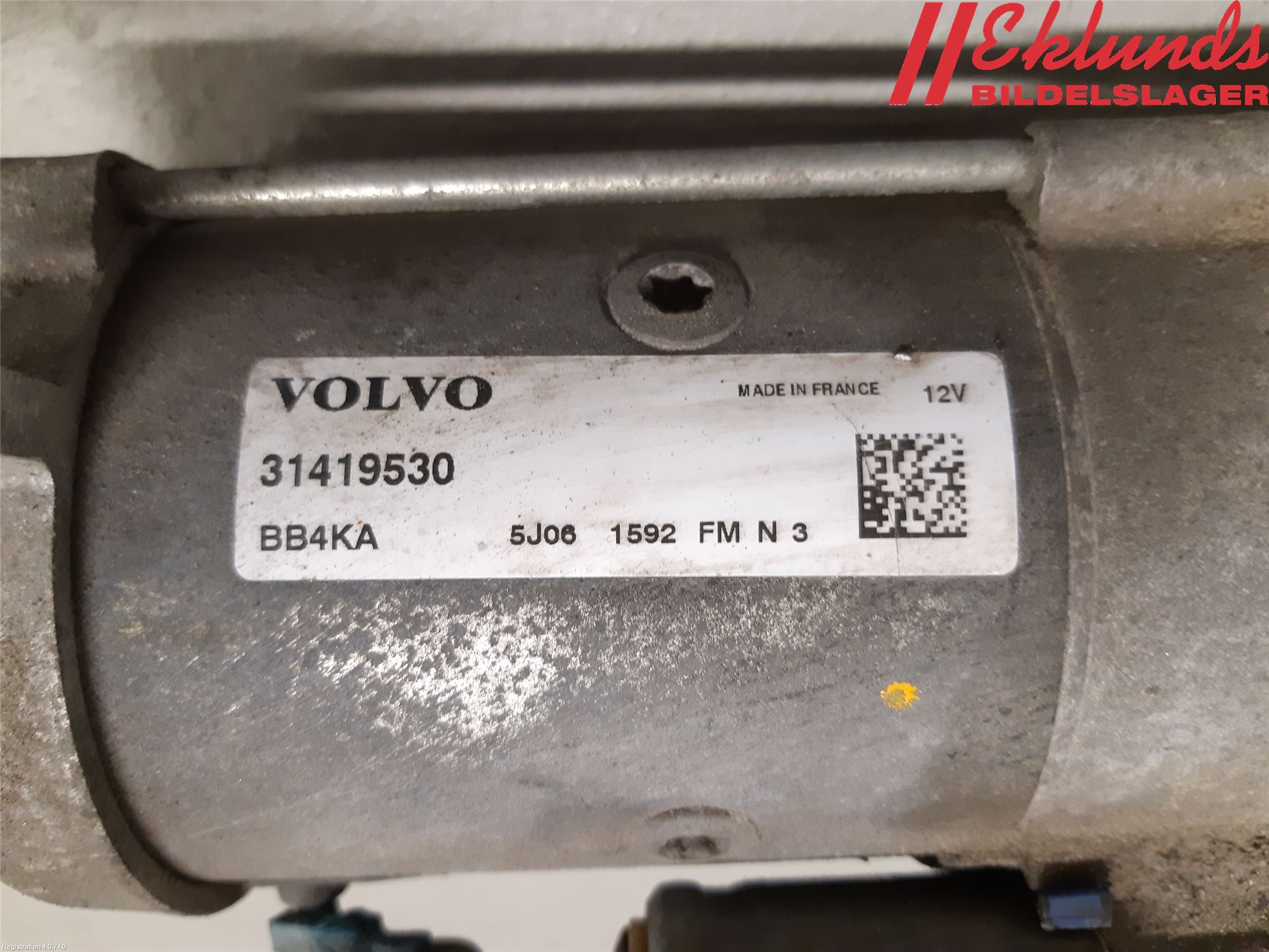 Volvo V70 14-16 Startmotor Diesel
