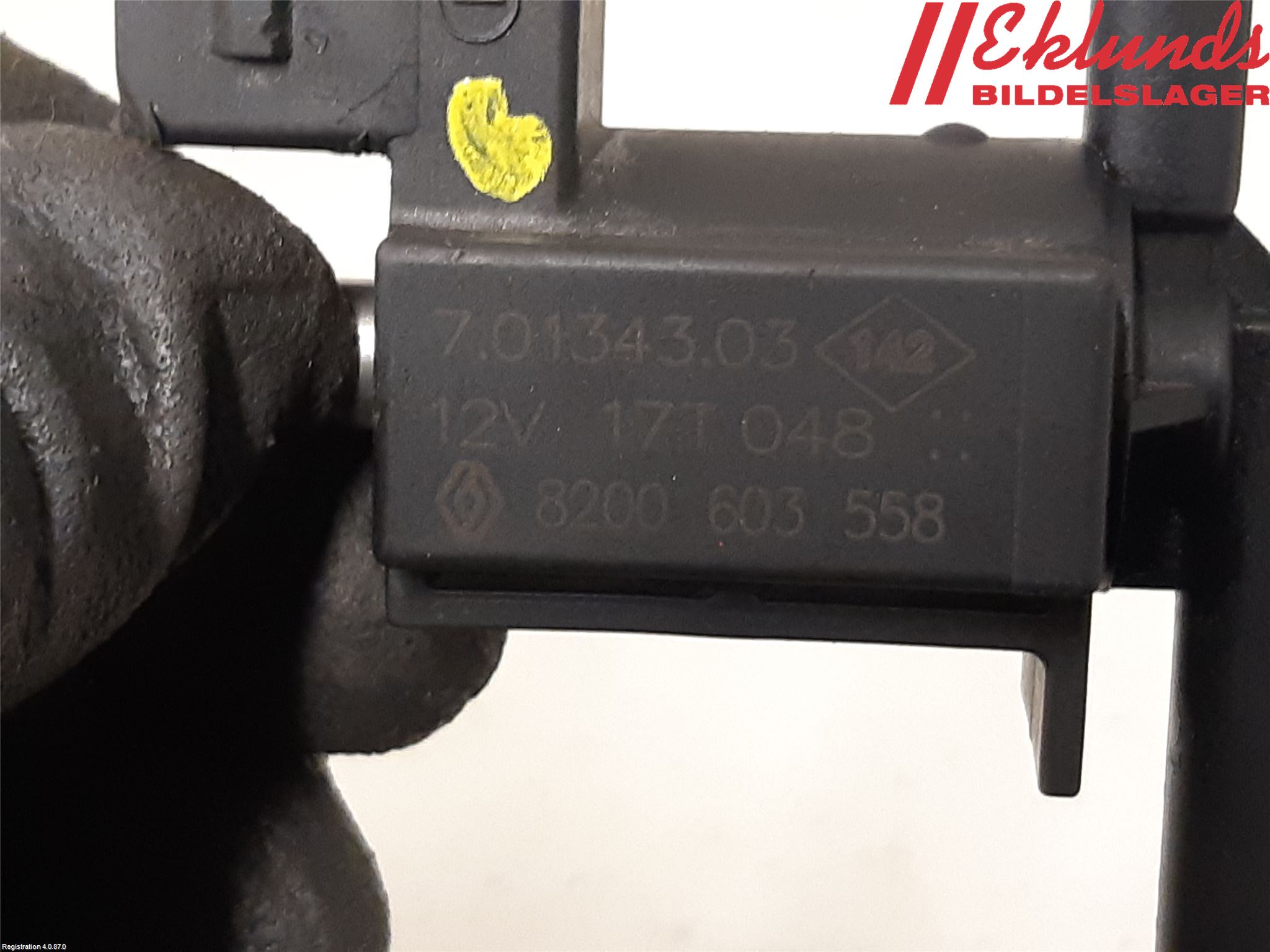 Renault CAPTUR 13-19 Magnetventil Laddtryck