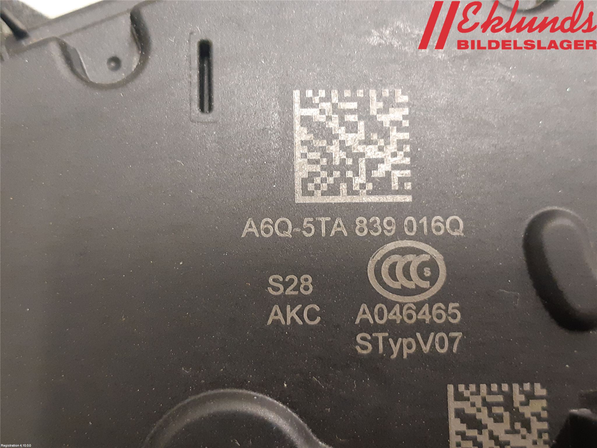 Audi A3/S3 8Y 21- Låskista-Dörrlås