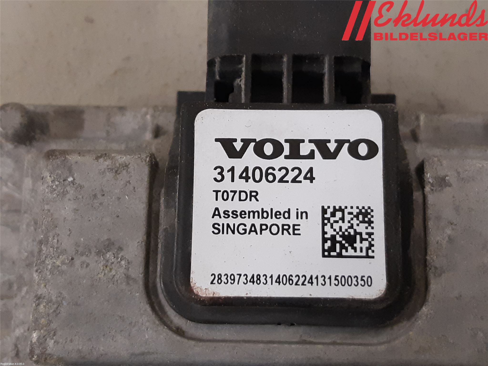 Volvo V60 11-13 Sensor Aktivt Kollisionsskydd